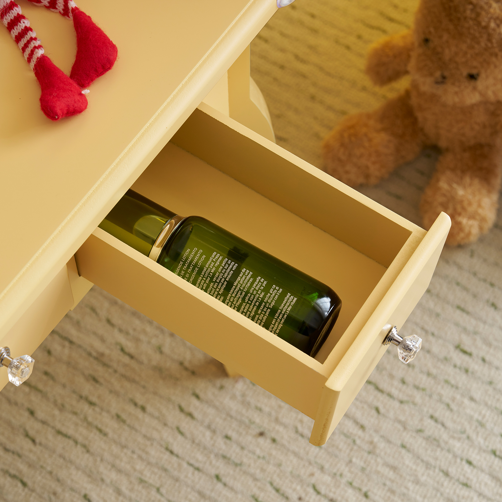 Kids Girls Vanity Table Set Makeup Dressing Mirror with Drawers Stool Xmas Gift - Picture 52 of 75