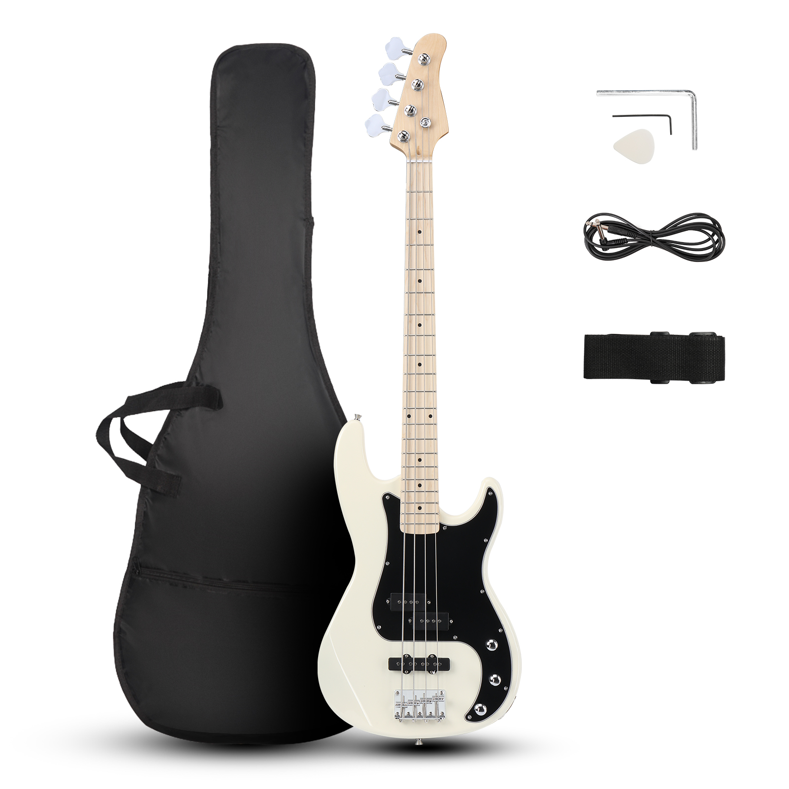 Ktaxon 46in Electric KP Bass Guitar Basswood 4 String School Band With Bag
