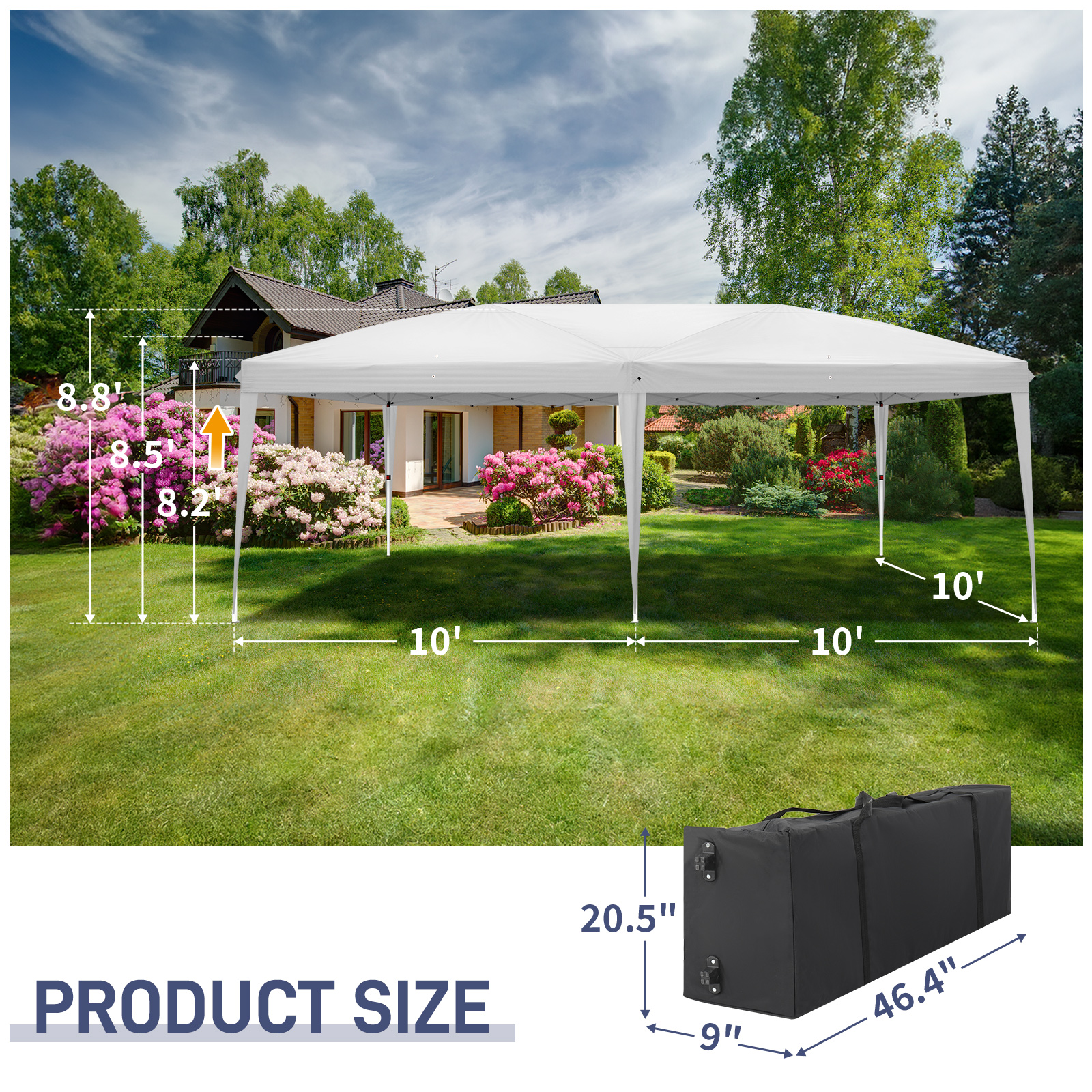 2X2m 3X3m 3x6m Pop-up Gazebo Marquee Canopy Outdoor Garden Party Wedding Tent UK - Picture 100 of 126