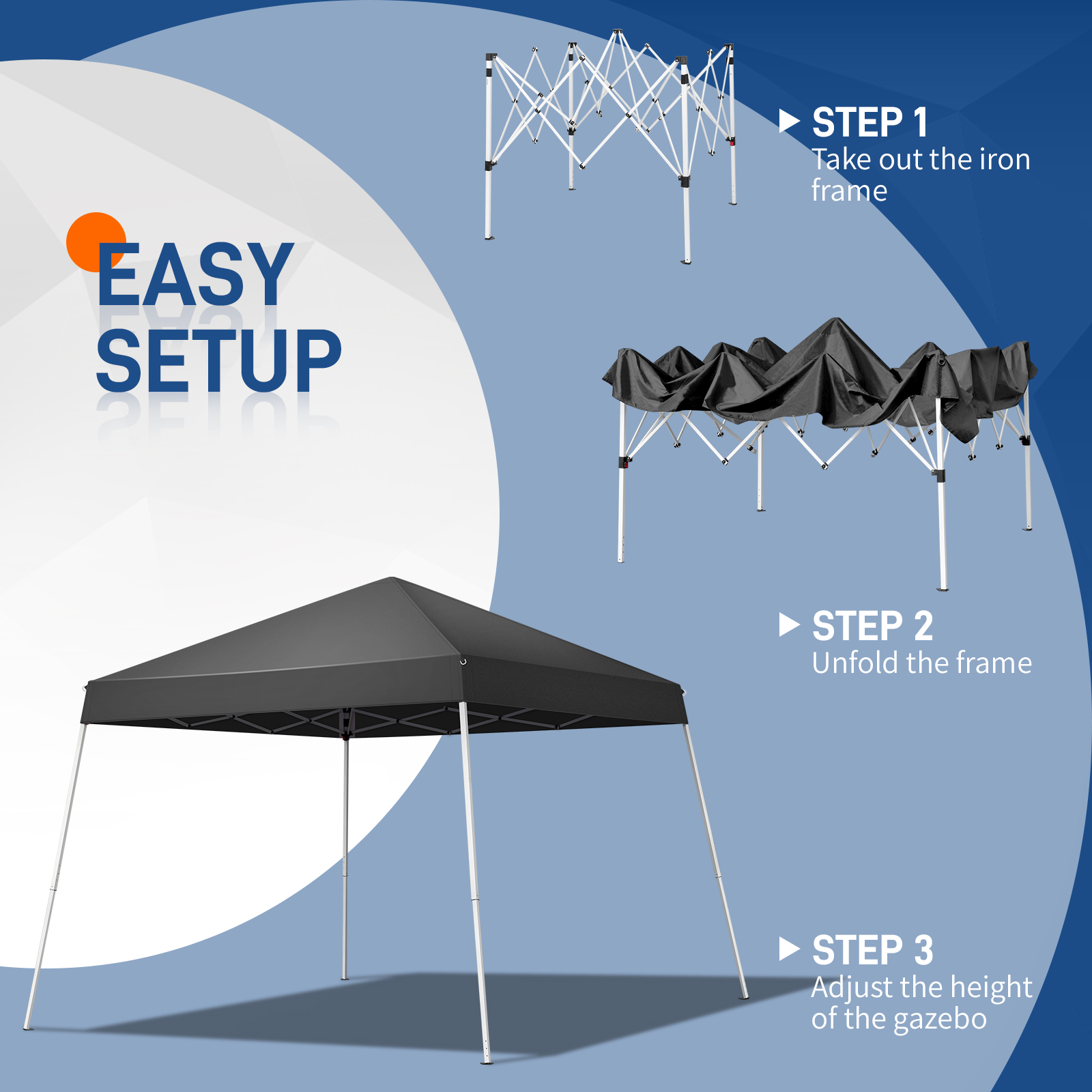 2X2m 3X3m 3x6m Pop-up Gazebo Marquee Canopy Outdoor Garden Party Wedding Tent UK - Picture 116 of 126