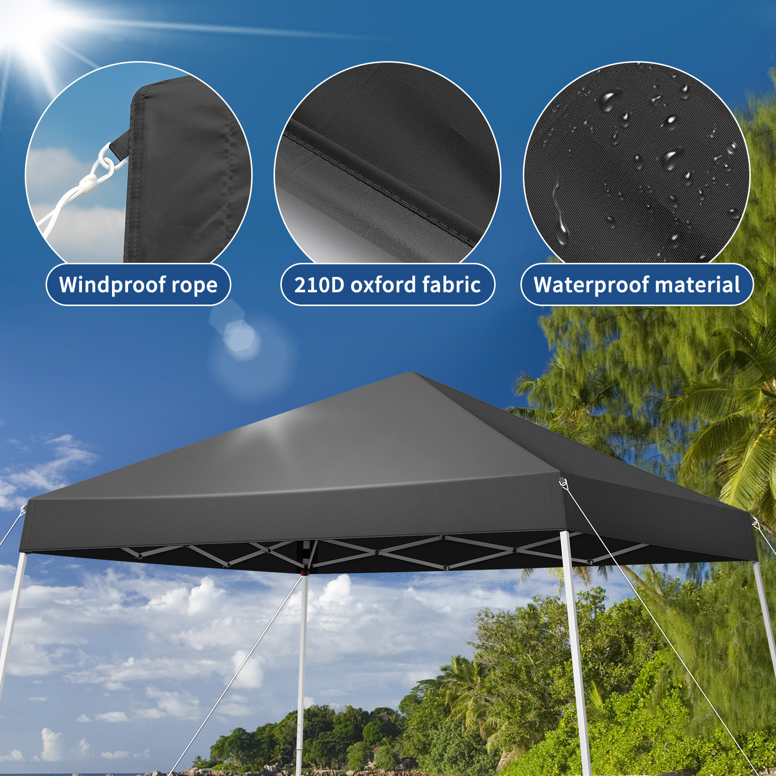 2X2m 3X3m 3x6m Pop-up Gazebo Marquee Canopy Outdoor Garden Party Wedding Tent UK - Picture 114 of 126