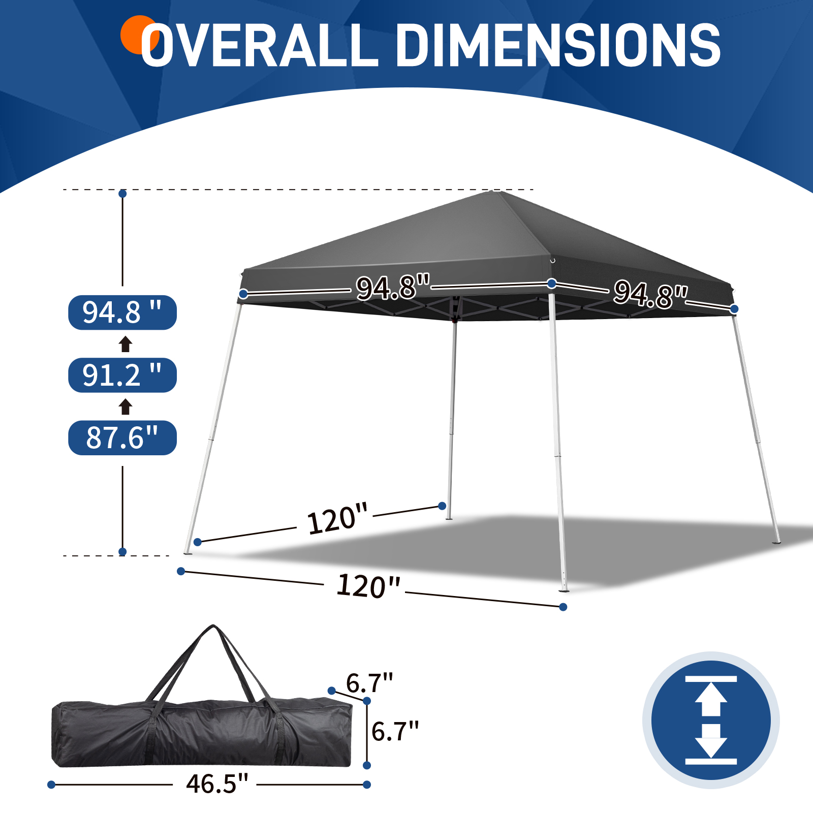 2X2m 3X3m 3x6m Pop-up Gazebo Marquee Canopy Outdoor Garden Party Wedding Tent UK - Picture 113 of 126