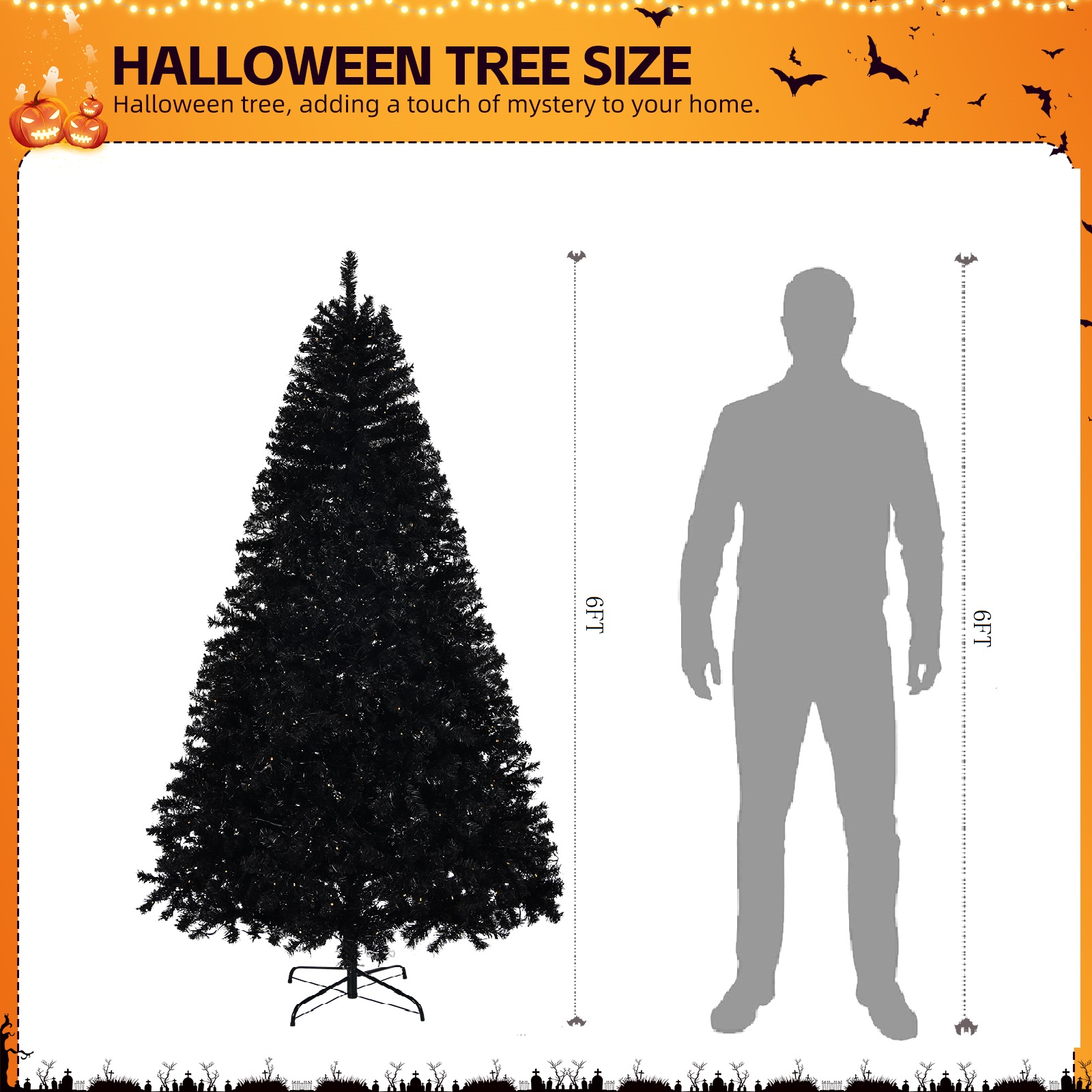 6FT 7FT 8Ft Pre-Lit Artificial Christmas Tree Premium Hinged LED Lights & Stand