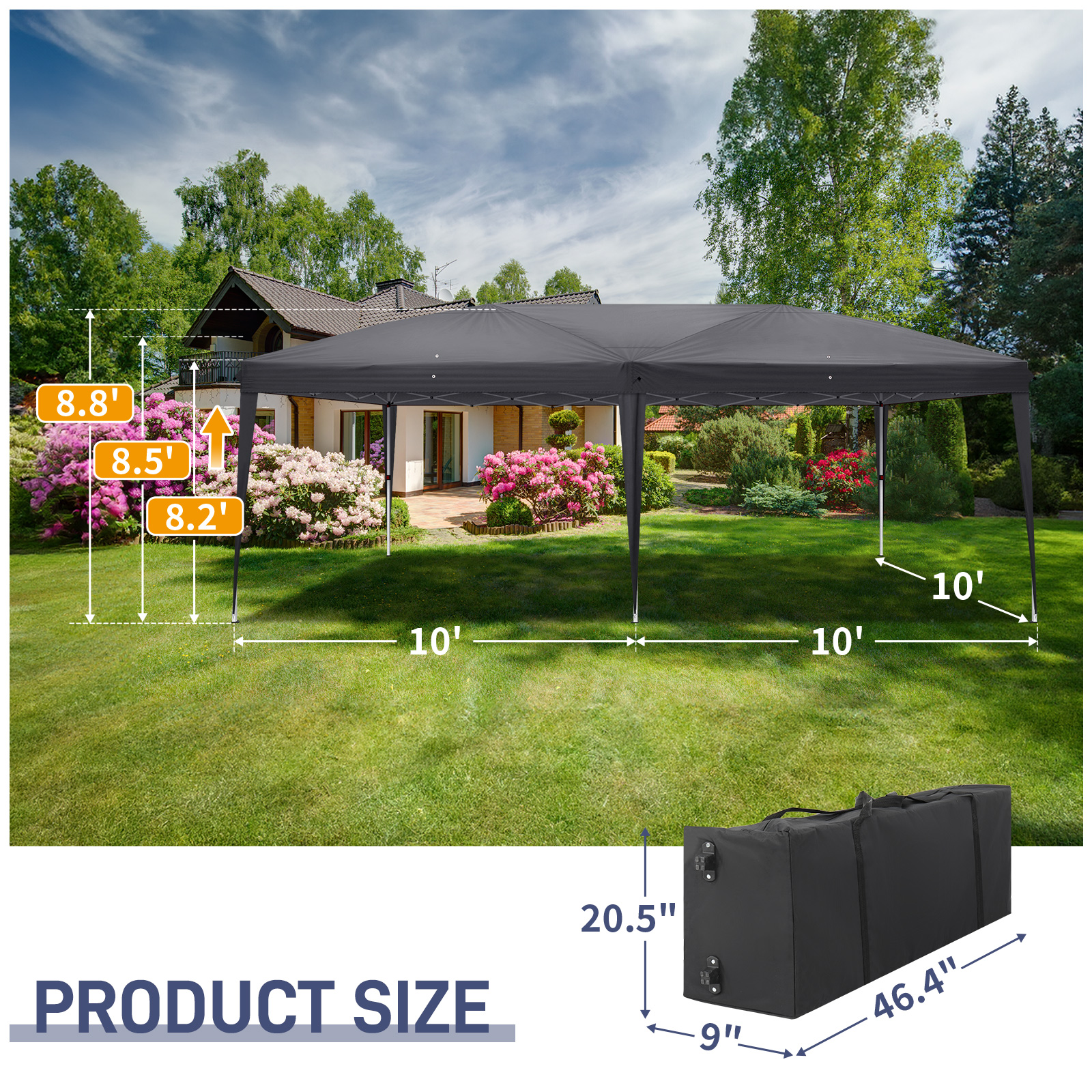 2X2m 3X3m 3x6m Pop-up Gazebo Marquee Canopy Outdoor Garden Party Wedding Tent UK - Picture 120 of 126