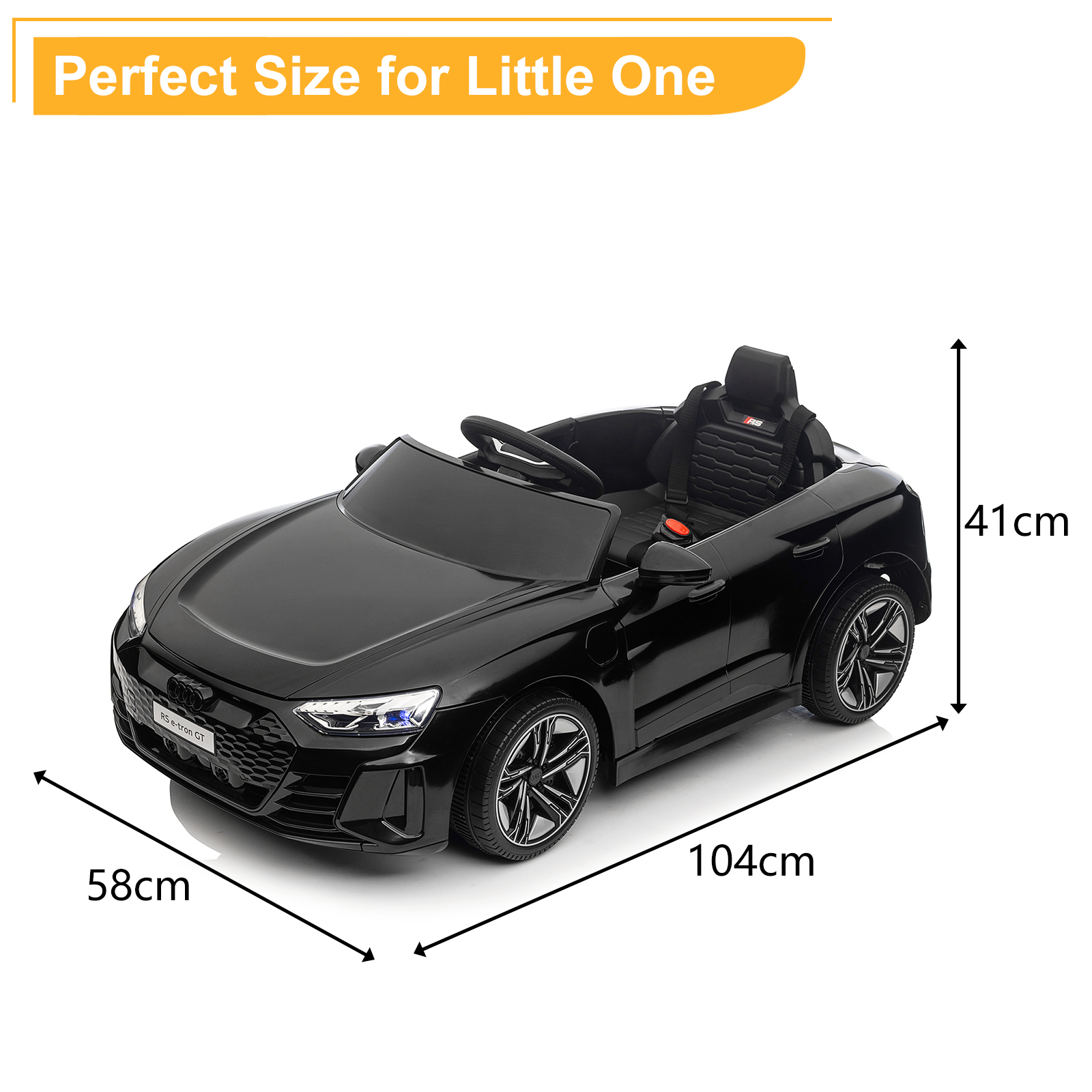 Kinder Elektroauto 12V Kinderauto mit 2,4G Fernbedienung 5 km/h für Audi GT - Bild 20 von 25