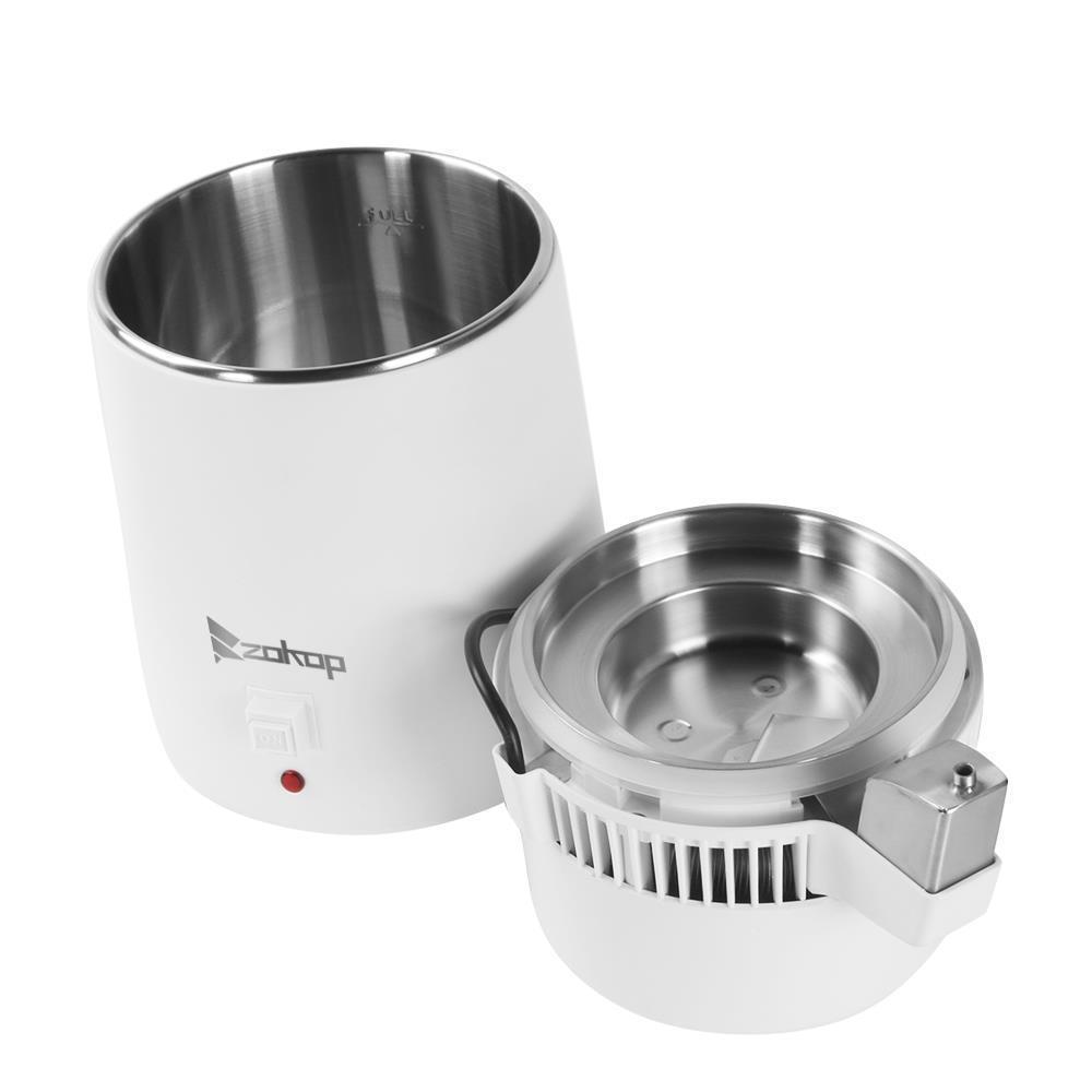 New 4L Water Distiller Electric Purifier Stainless Steel Glass Water Filters UK - Picture 10 of 21