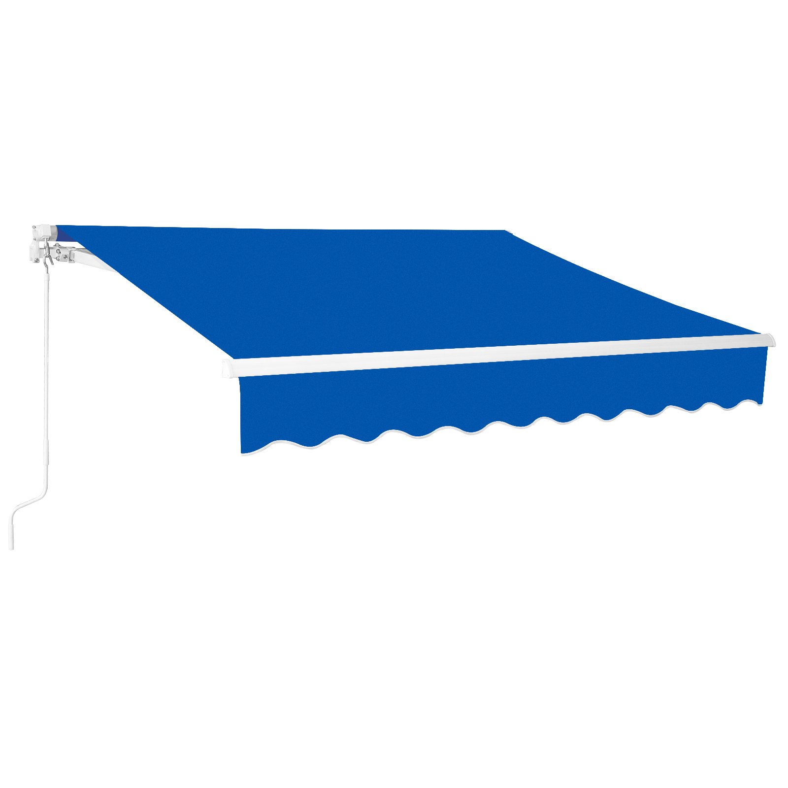 11.5*9.8 ft Patio Awning Retractable Fully Assembled Sunshade Shelter Aluminum - Picture 12 of 12