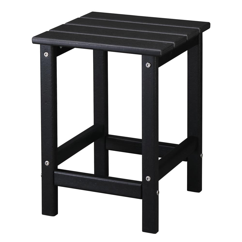 In/Outdoor Side Table, Adirondack HDPE Square End Table, Weather Resistant - Picture 10 of 11