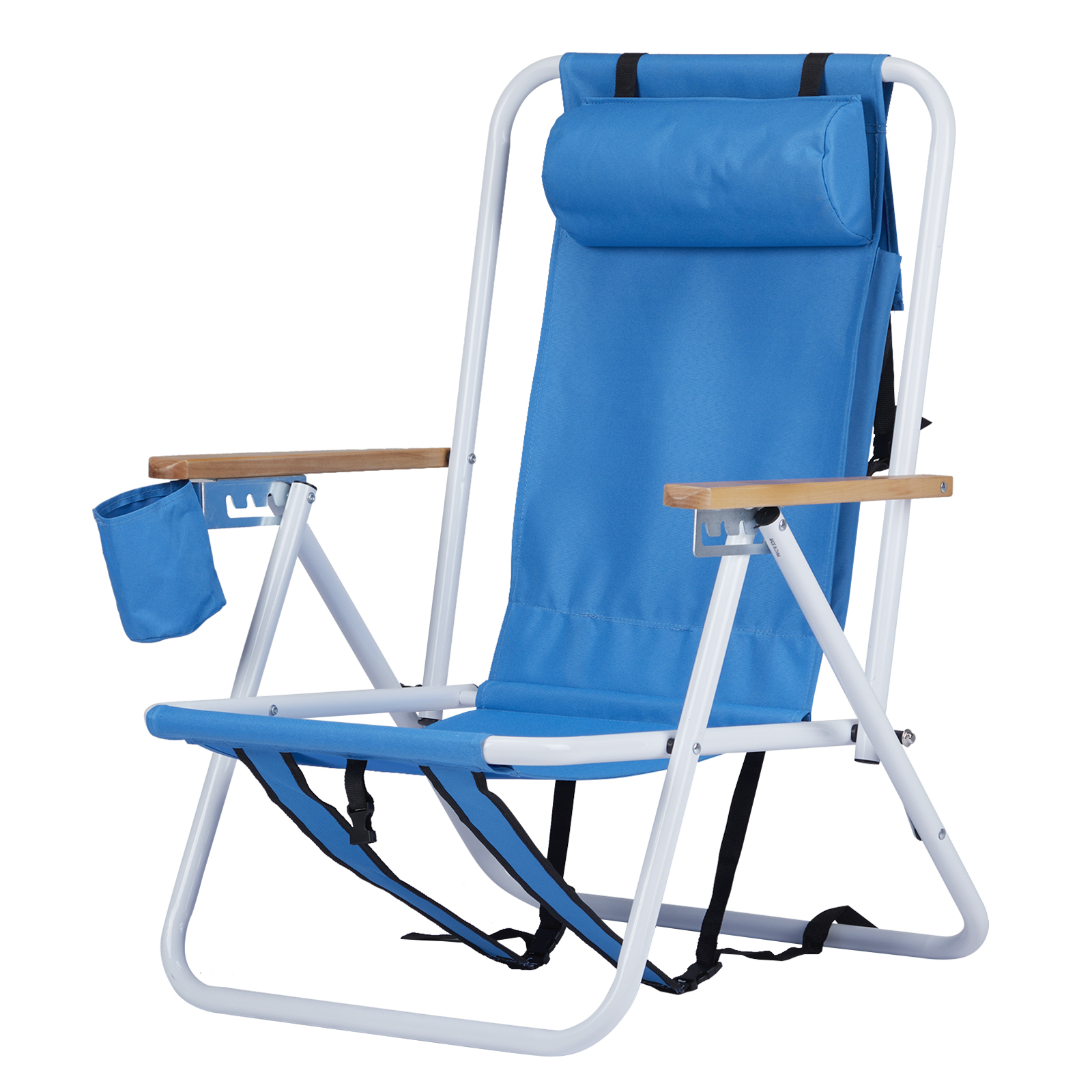 1 Pack Backpack Beach Chair Folding Portable Camping Outdoor For Garden Beach UK