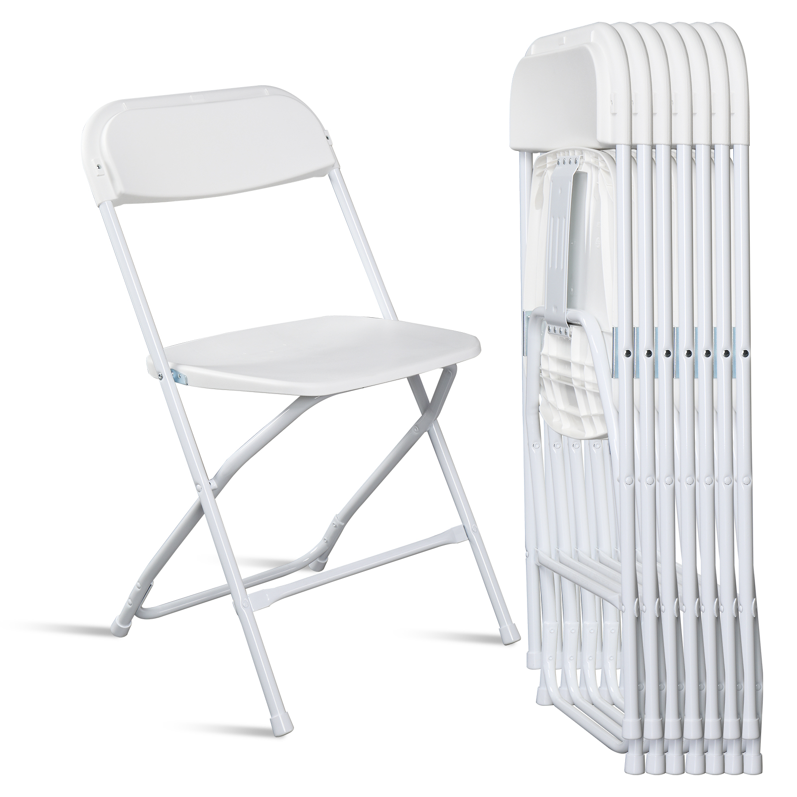 6-10 PACK Wedding Party Event Quality Commercial Plastic Stackable Folding Chair