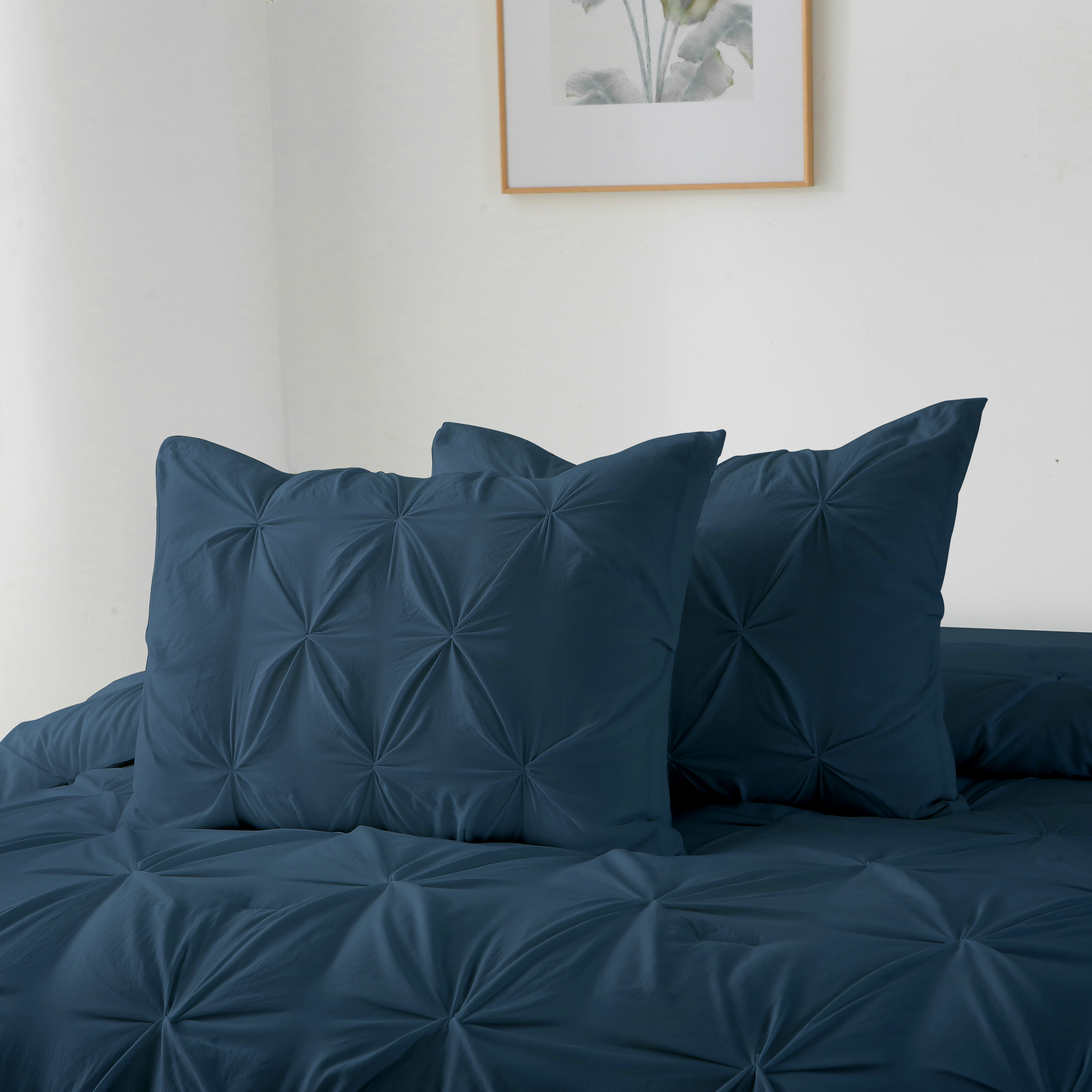 King Queen Size 3Pieces Comforter Set 1 Duvet Cover 90x90" & 2 Pillow Shams - Picture 36 of 44