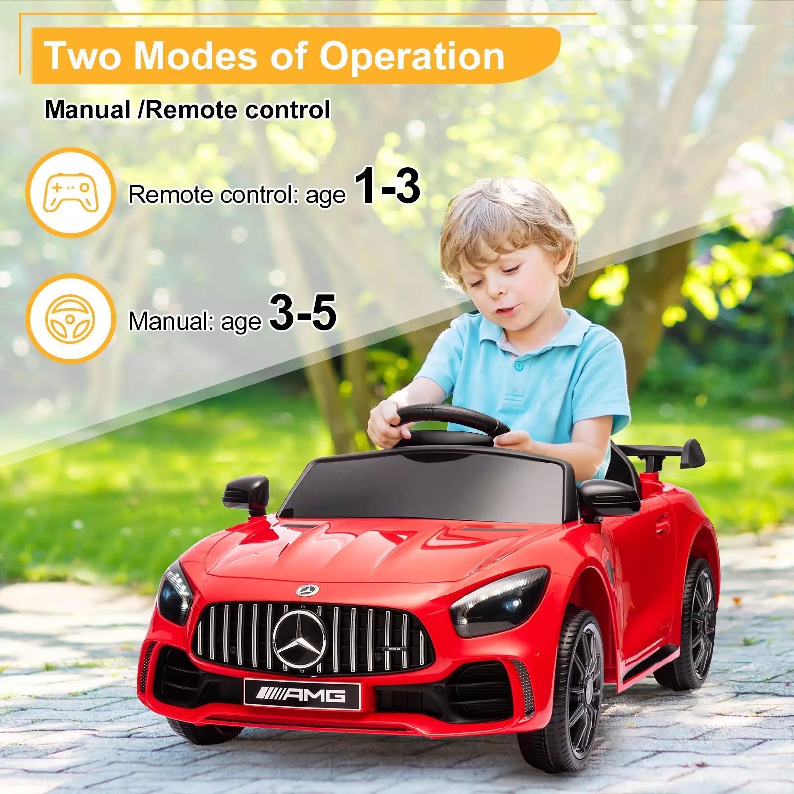12V Children's Electric Car Toy Licensed Battery Powered Vehicle Remote Control