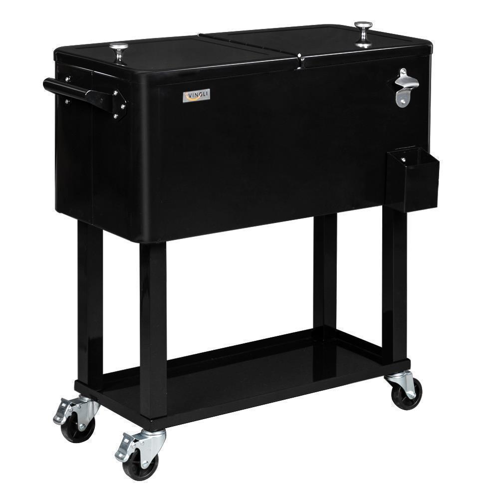 Cart Ice Beer Beverage Chest Party Drink Camping