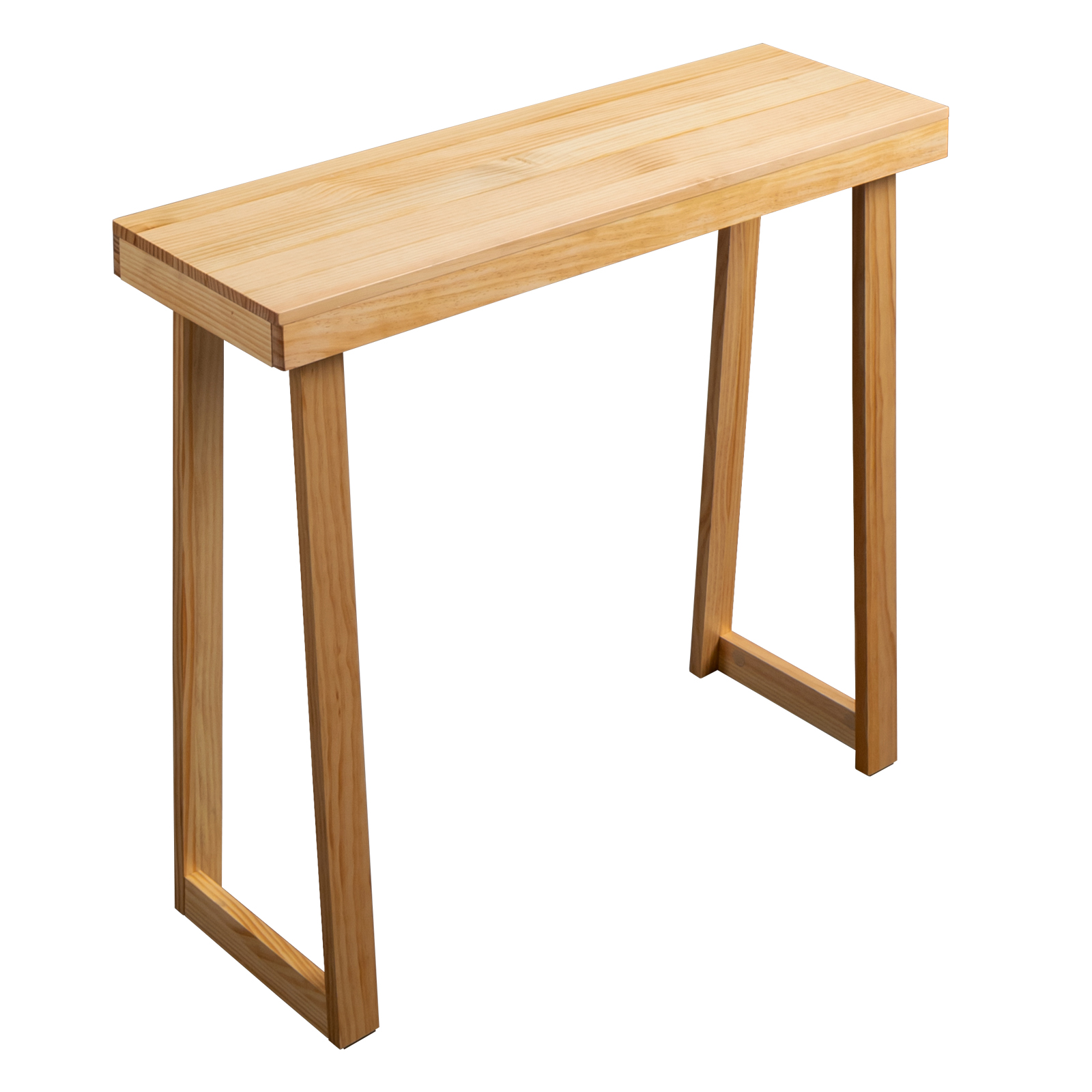 Console Table Sofa Table Narrow for Entryway Hallway Living Room Foyer Blonde