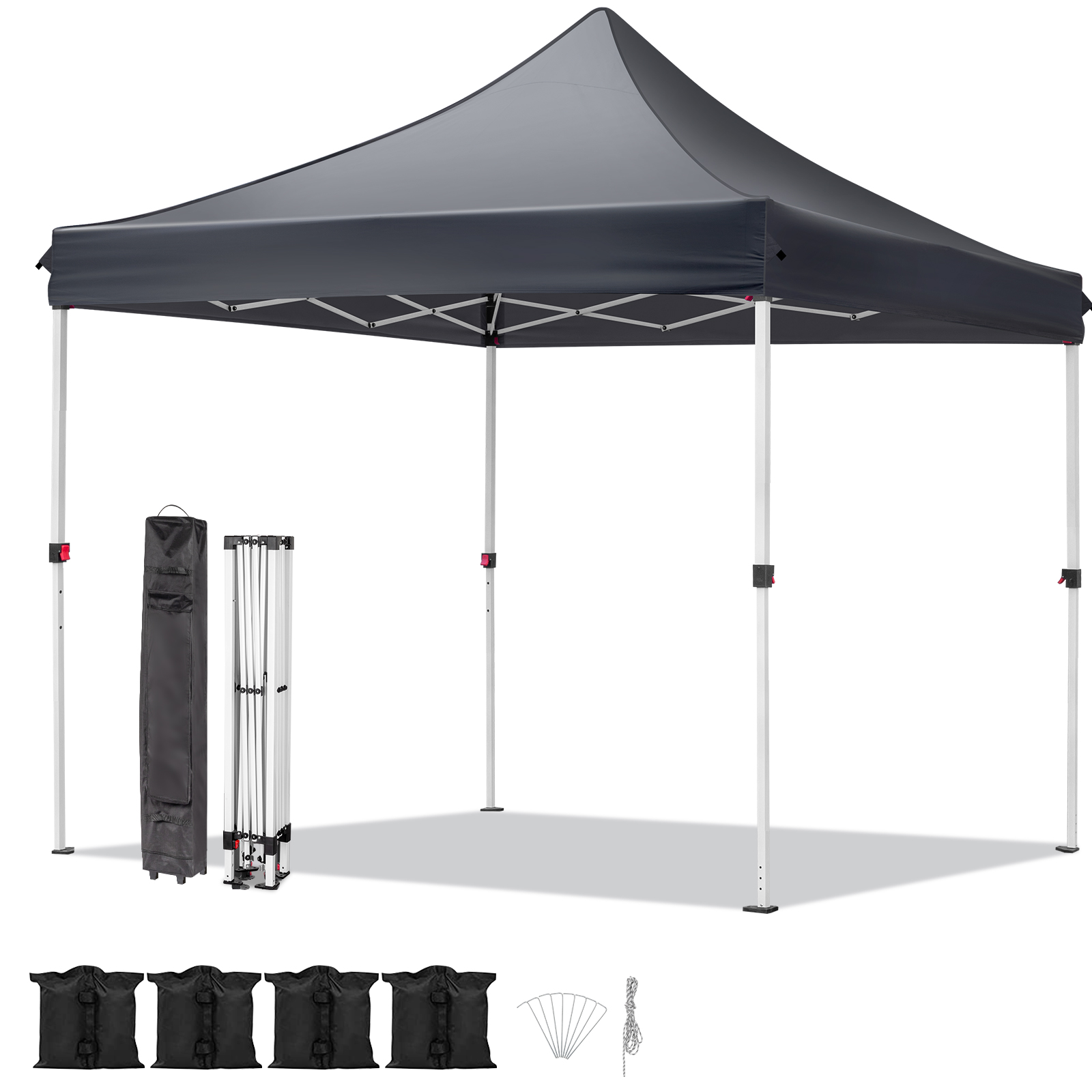 3X3/3x6m High Top Commercial Pop Up Gazebo Marquee Party Tent Sandbags&Wheel Bag