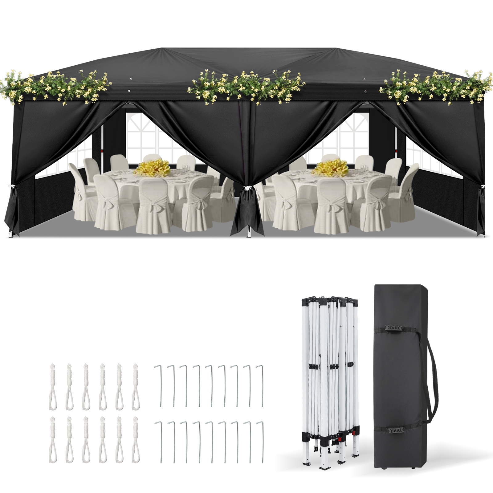 Tent Waterproof Outdoor With Wall & Bag