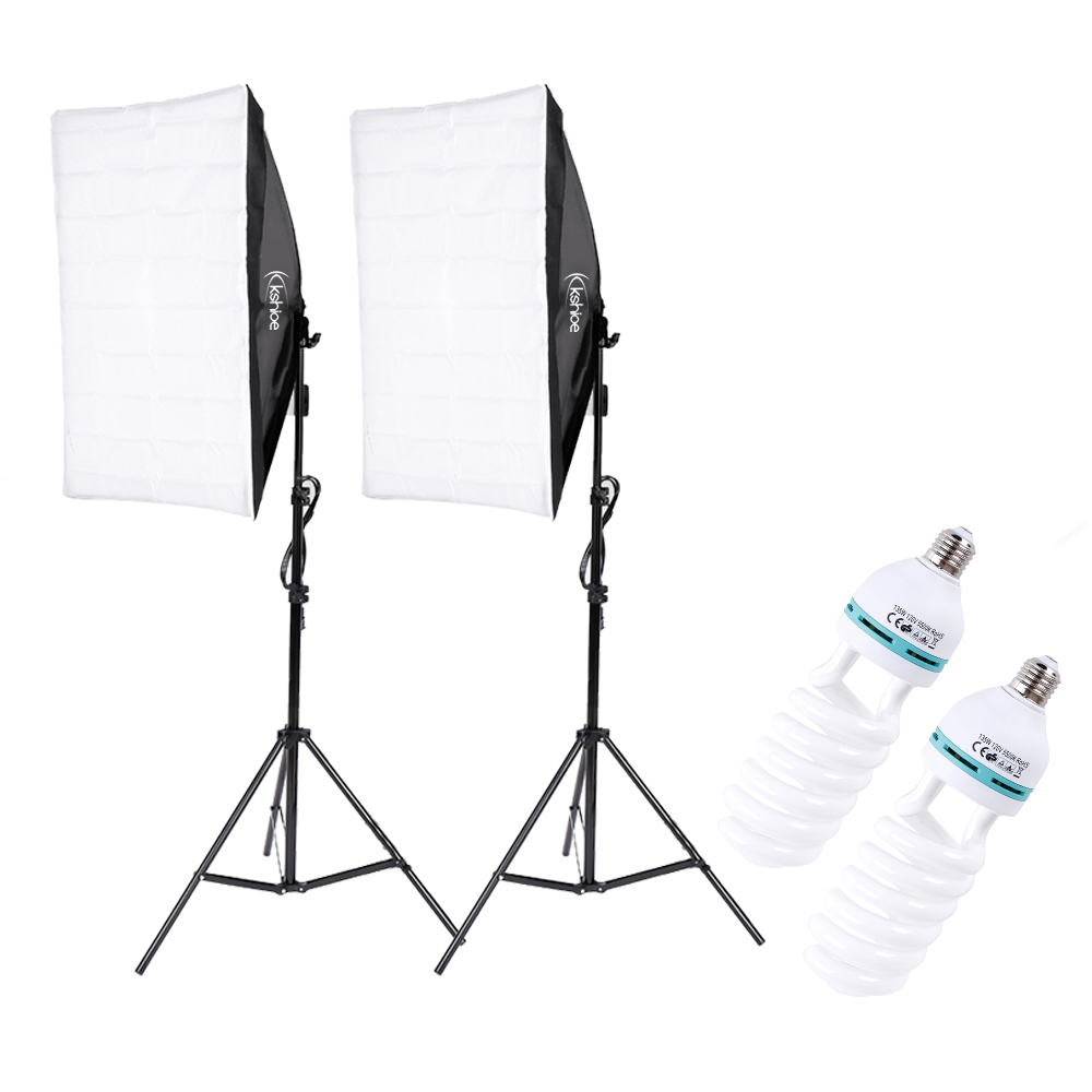 135W Softbox Lighting Kit Video Photo Soft Box Continuous Light Stand Studio UK - Picture 16 of 18