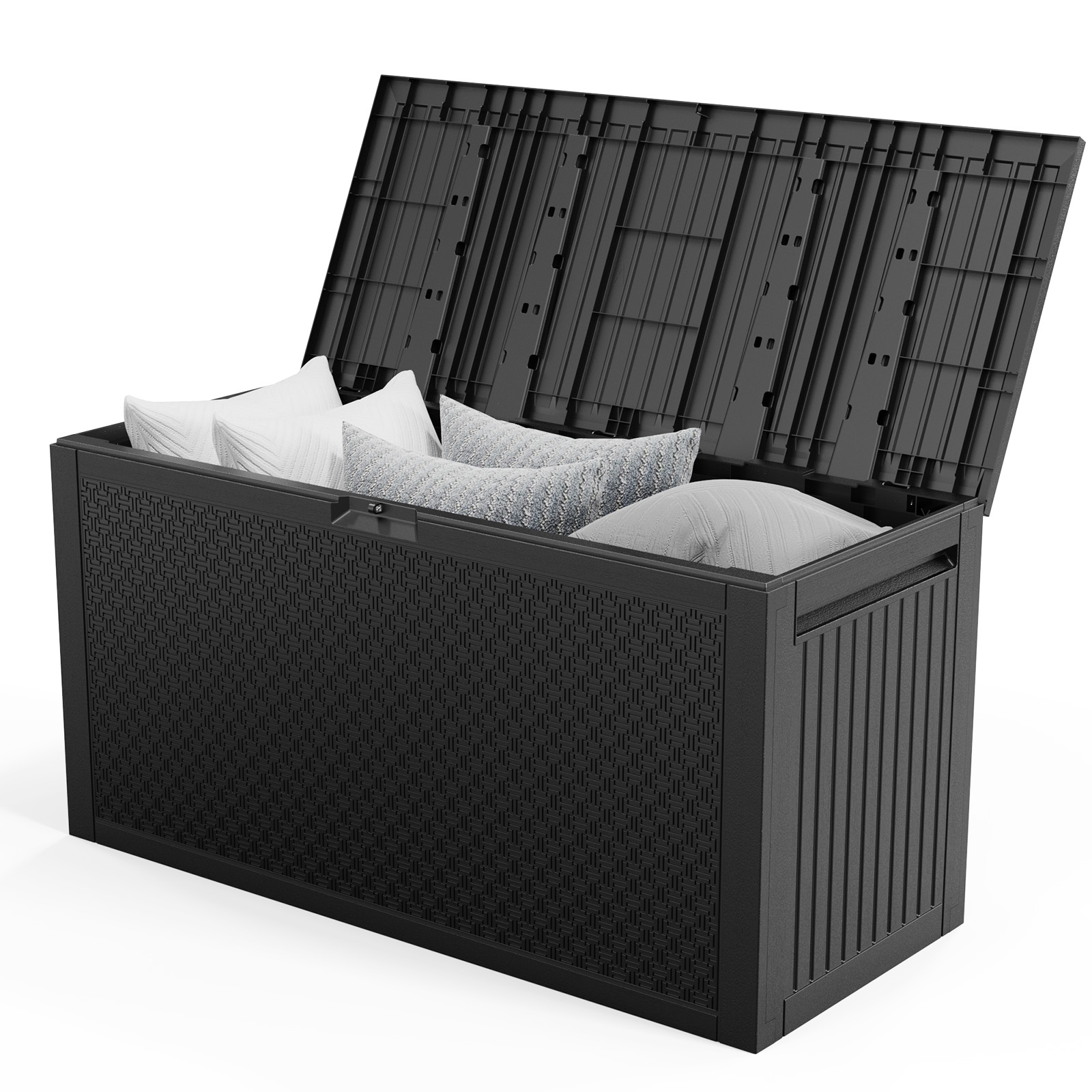 90GAL In/Outdoor Maze Pattern Plastic Injection Garden Plastic Storage Box