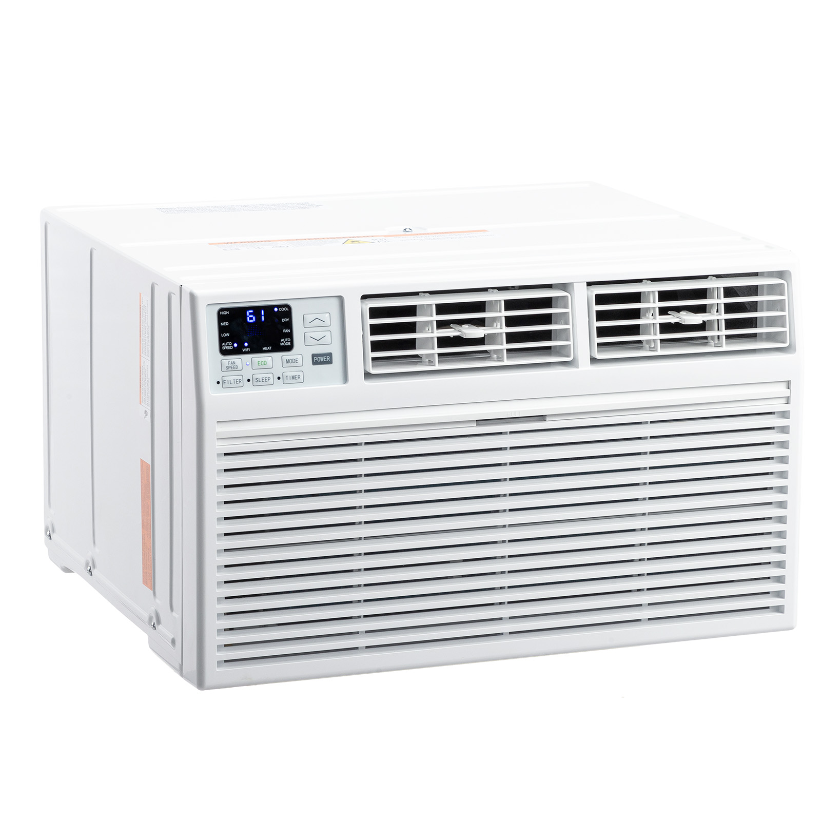 Electric 8000 – 12000 BTU Window Air Conditioner Unit Remote Wifi Heating Fan