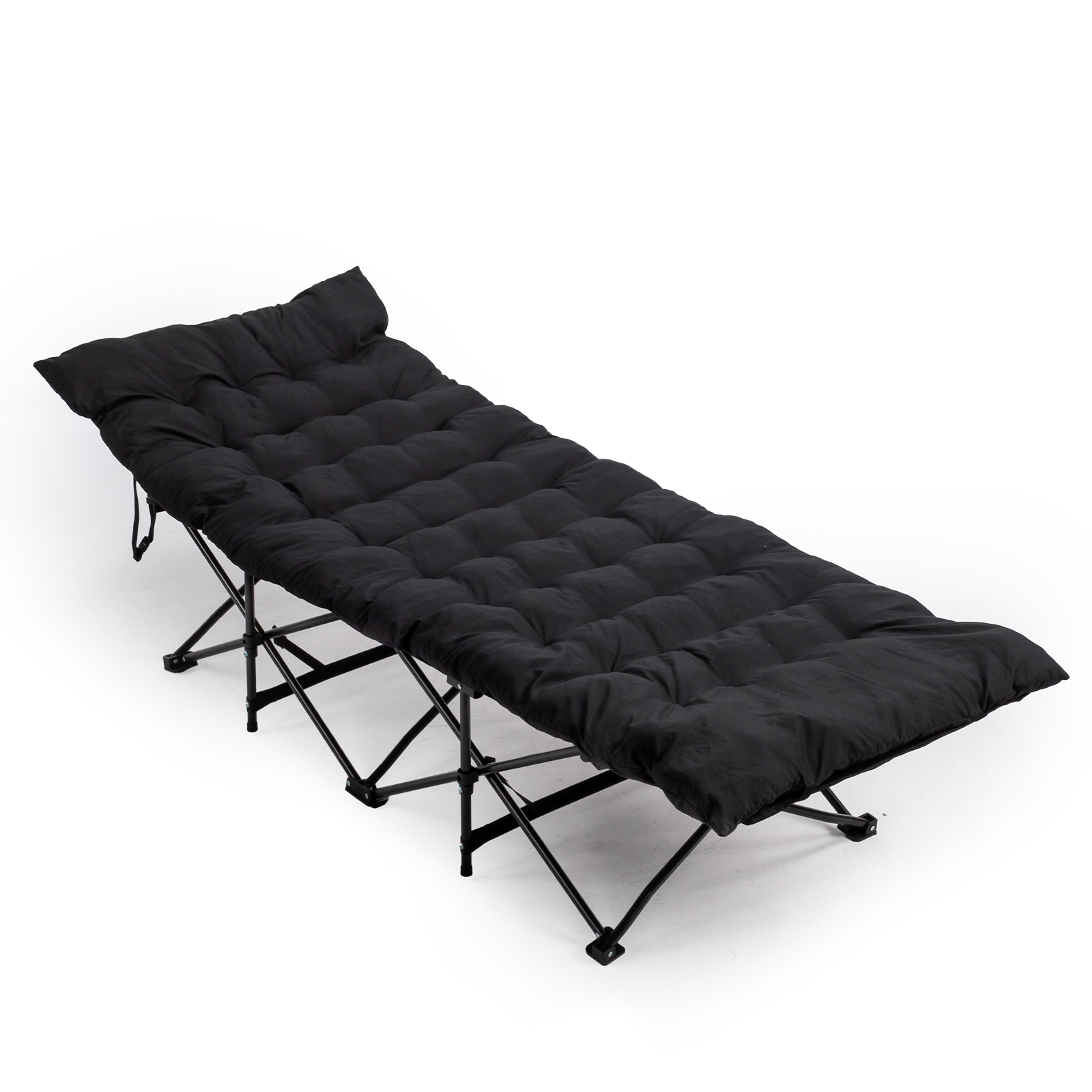 1PCS Comfortable Folding Camping Soft Cot Bed & Pad for Outdoor Adults Sleeping