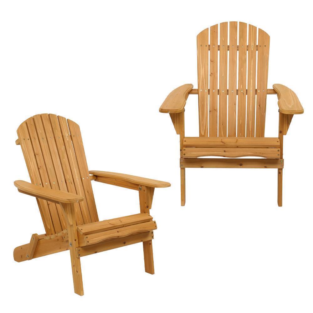 Garden Adirondack Patio Chairs Outdoor Folding Wooden Lawn Chair Table