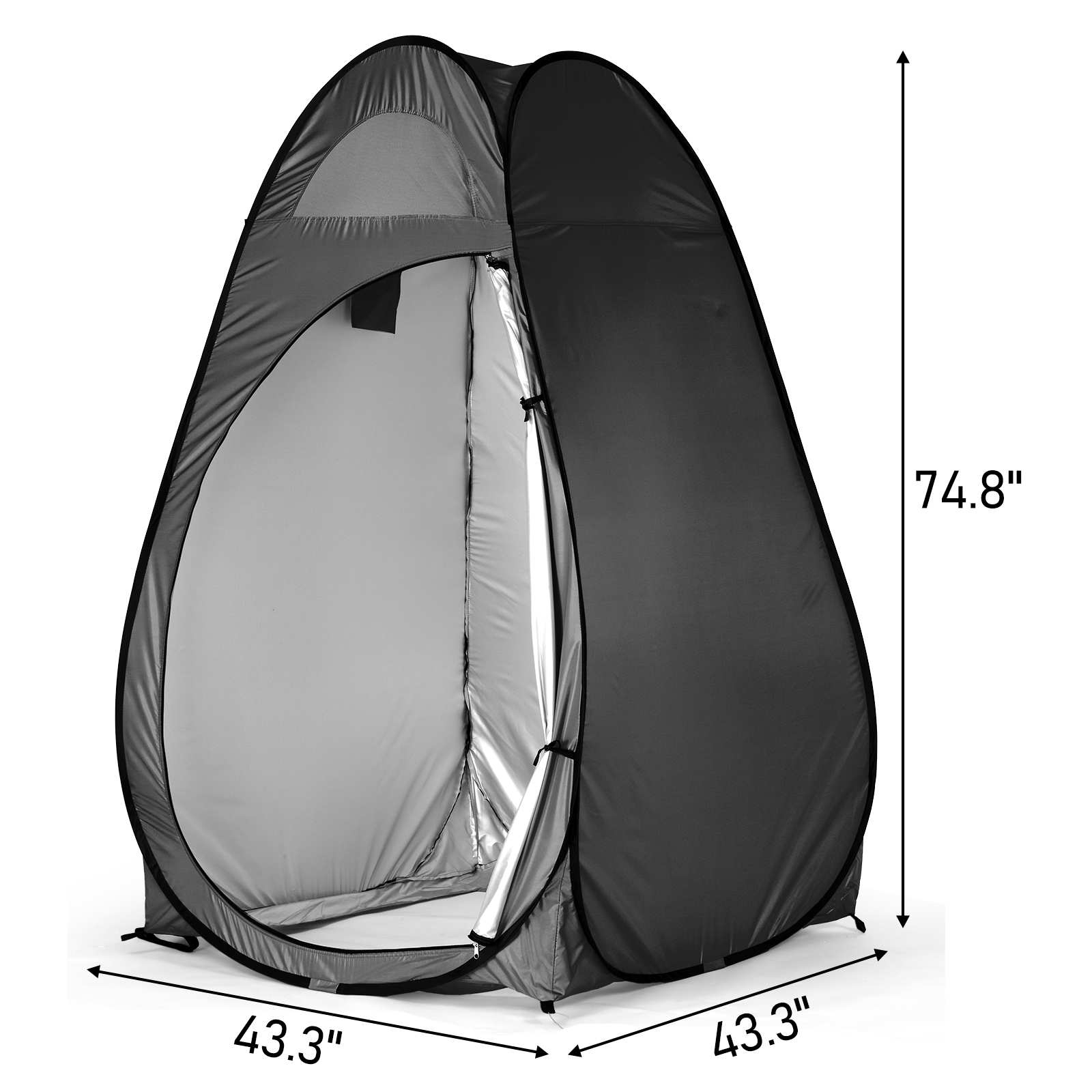 Camping Portable Outdoor Pop-up Toilet Dressing Fitting Room Privacy Shelter