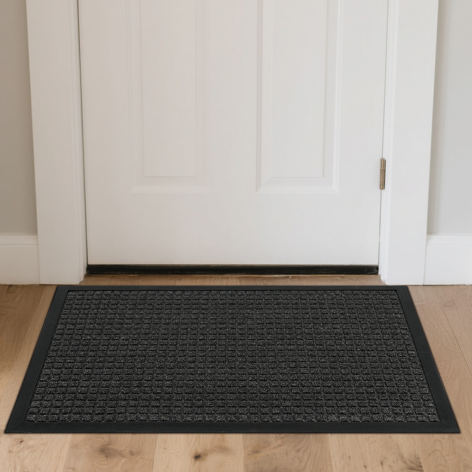 Heavy-Duty Non-Slip Doormat, Fade & Stain Resistant, Indoor Rubber Backing Mat