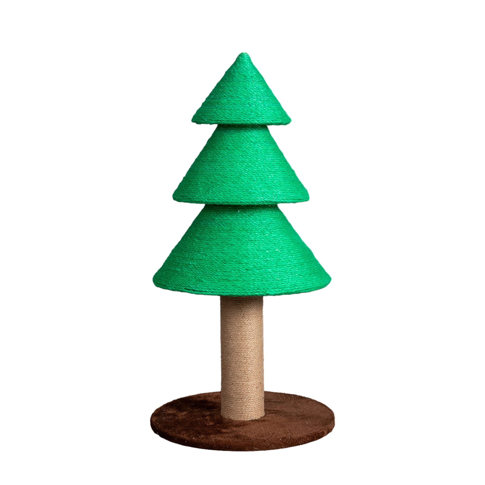 31.5inch Christmas Tree Large Sisal Cat Scratching Post Tower for Indoor Cat Toy
