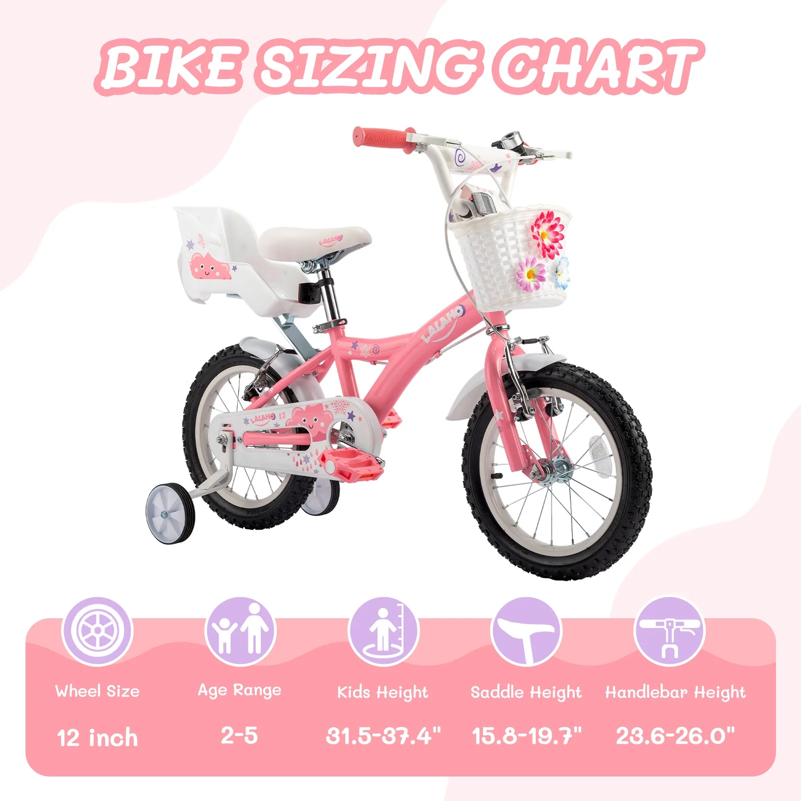 With Training Wheels, Easy To Assemble, Learning To Ride