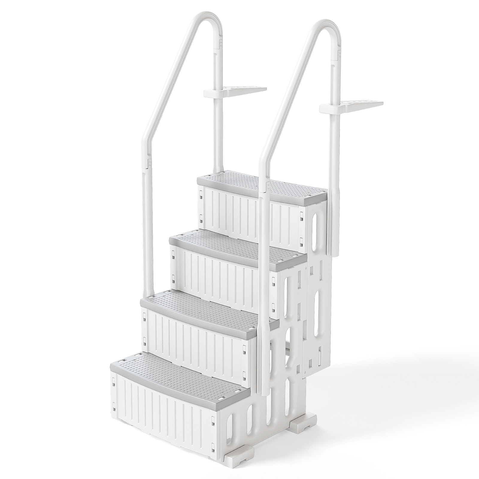 4 Steps Swimming Pool Ladder with Handrail Step for Indoor Outdoor Swimming Pool