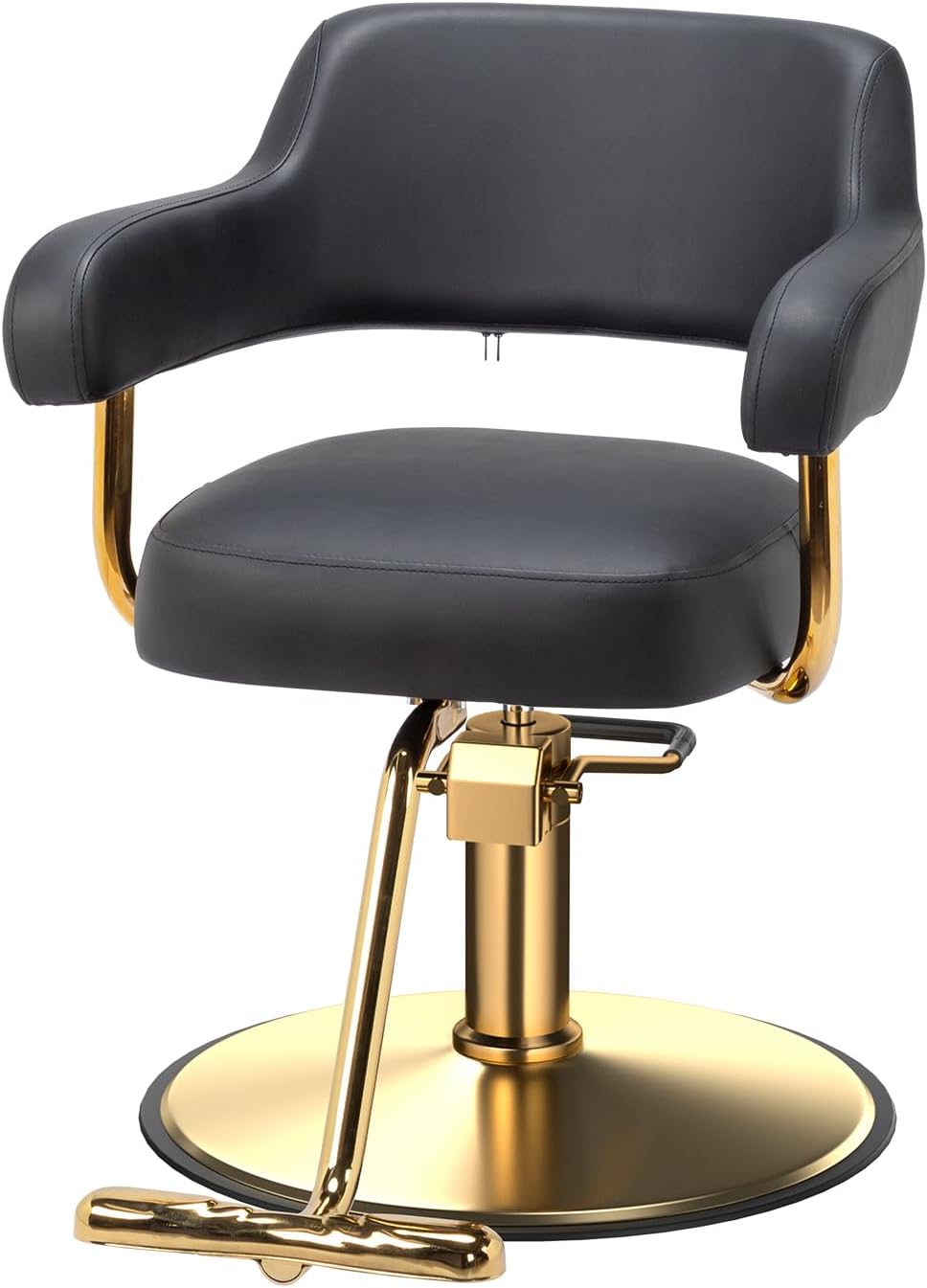 360° Swivel Barber Styling Chair with Hydraulic Height Adjustment for Beauty Spa