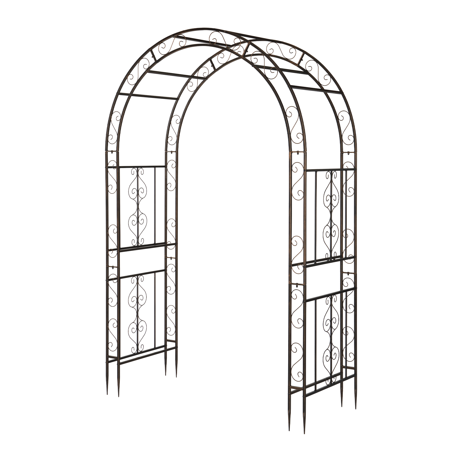Metal Arch 7 FT Backdrop Stand Archway, Wedding Arch Stand for Party Decoration