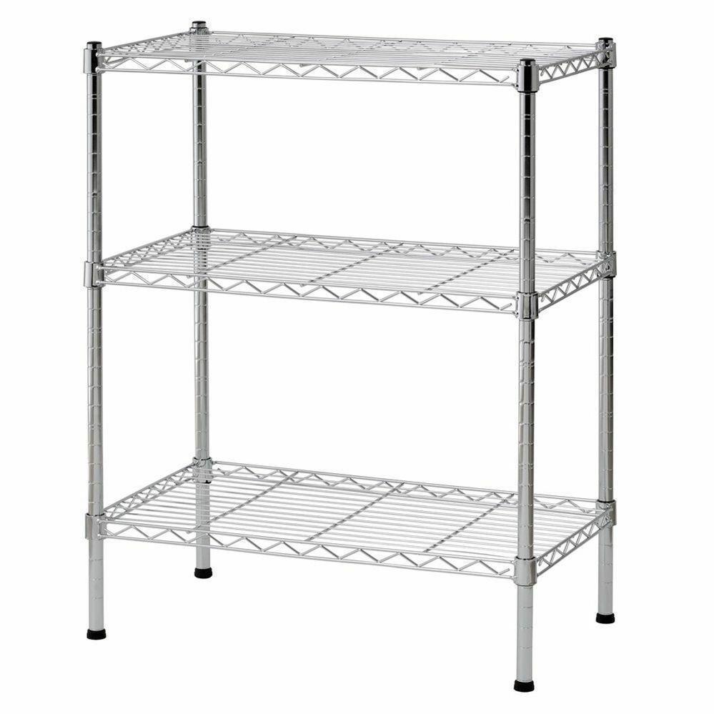 Elegant 3 Tier Shlef Rack Shelves Shelving Kitchen Cart Microwave Oven Storage - Picture 9 of 10