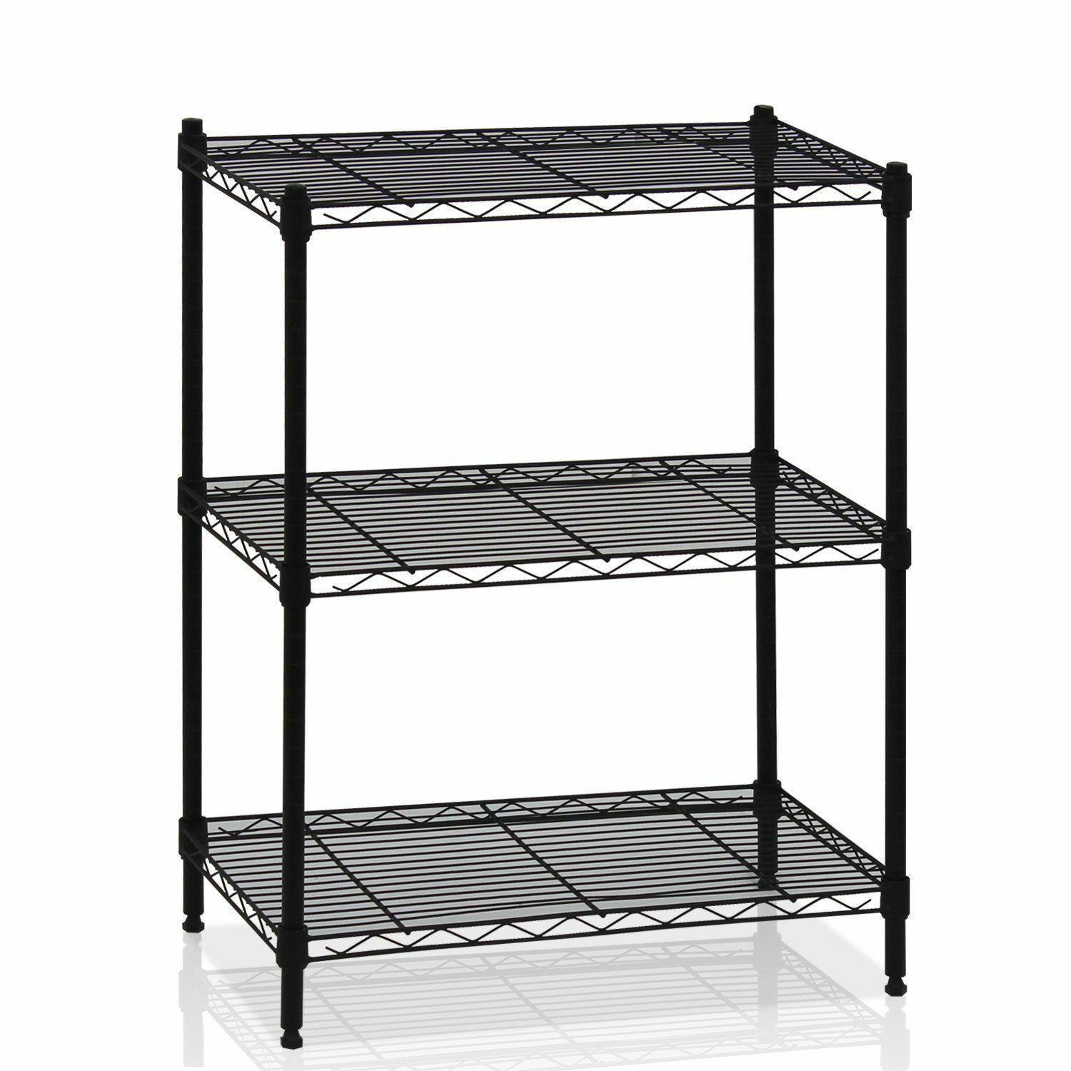 Elegant 3 Tier Shlef Rack Shelves Shelving Kitchen Cart Microwave Oven Storage - Picture 10 of 10