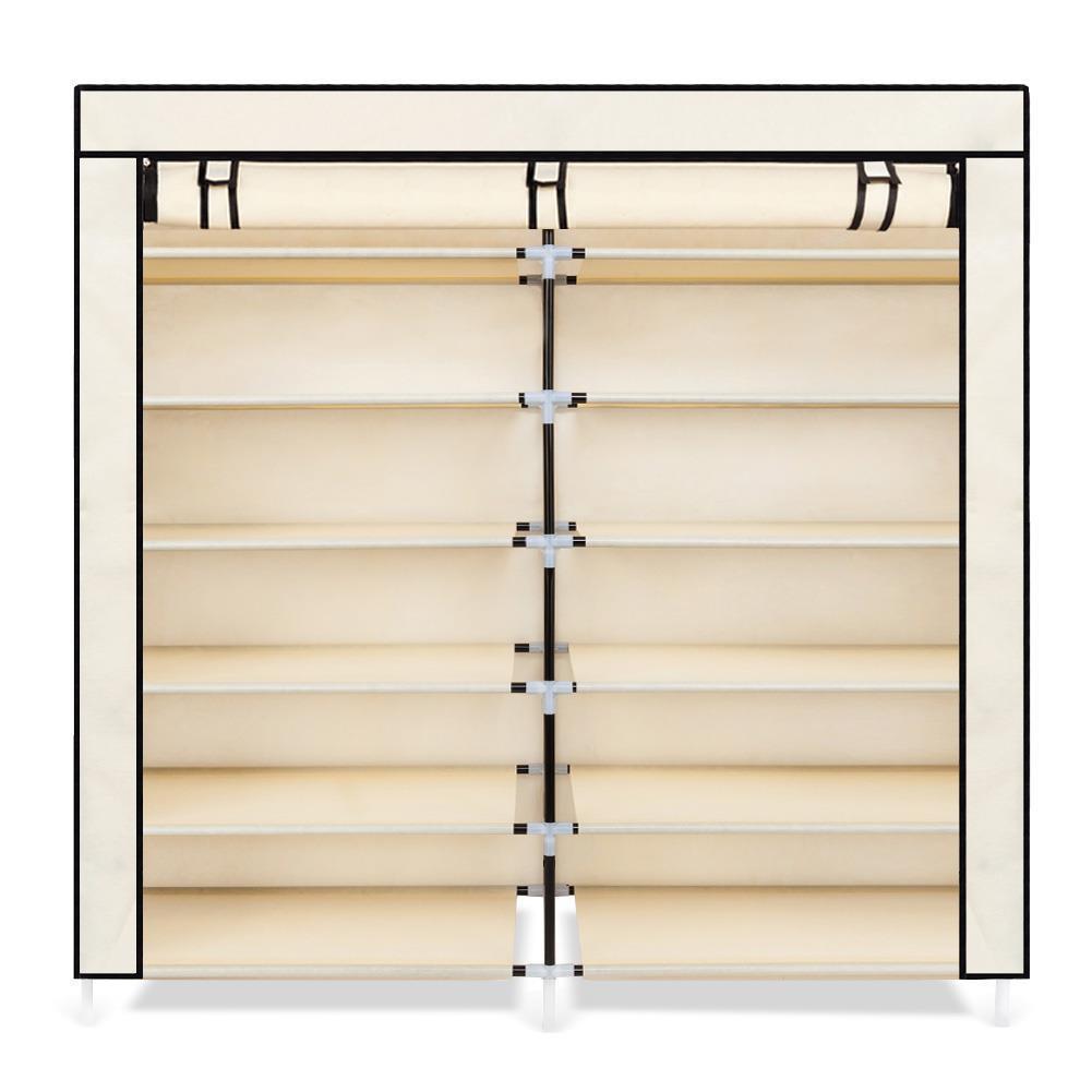 6 Tier 12 Row Home Shoe Rack Shelf Storage Closet Organizer Cabinet Portable - Picture 10 of 10