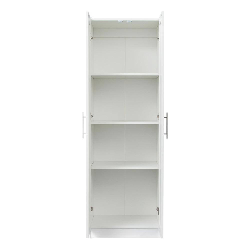 Tall Storage Cabinet Kitchen Pantry Cupboard Organizer Furniture 2 Doors Shelves - Picture 19 of 20