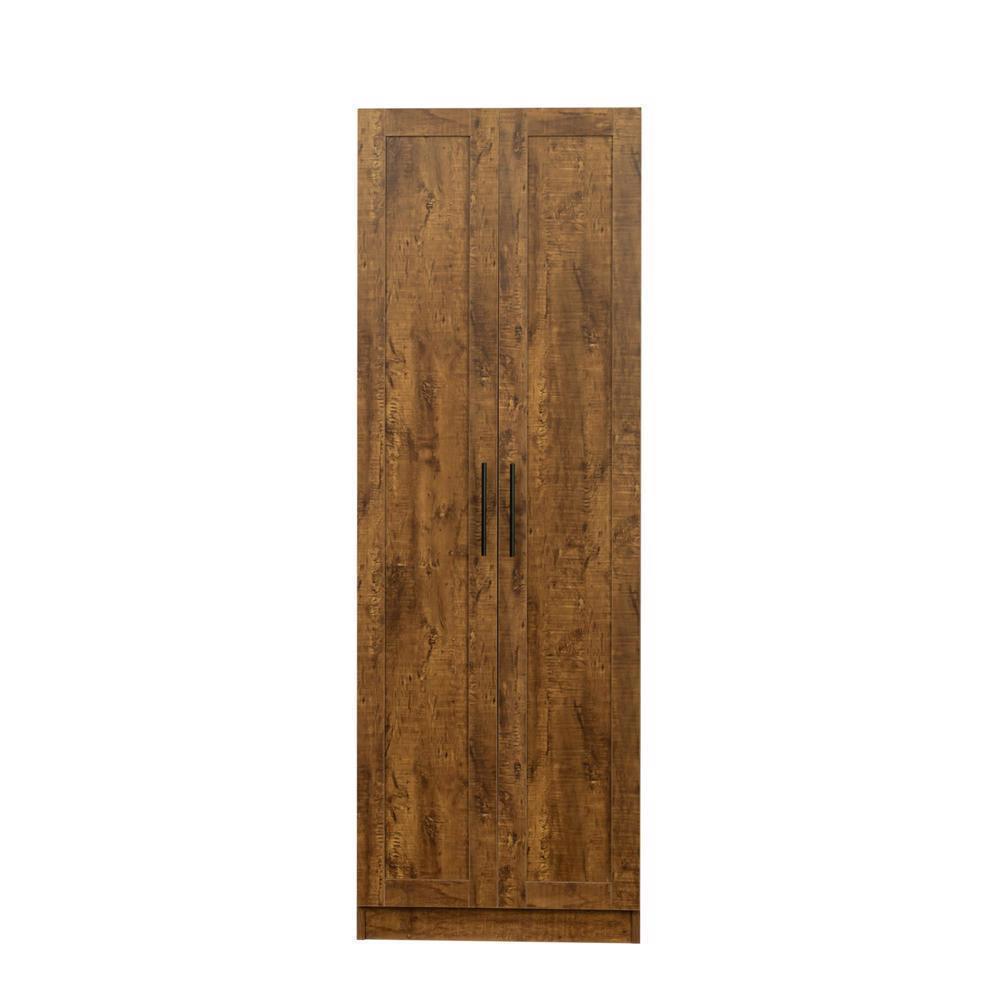 Tall Storage Cabinet Kitchen Pantry Cupboard Organizer Furniture 2 Doors Shelves - Picture 15 of 20