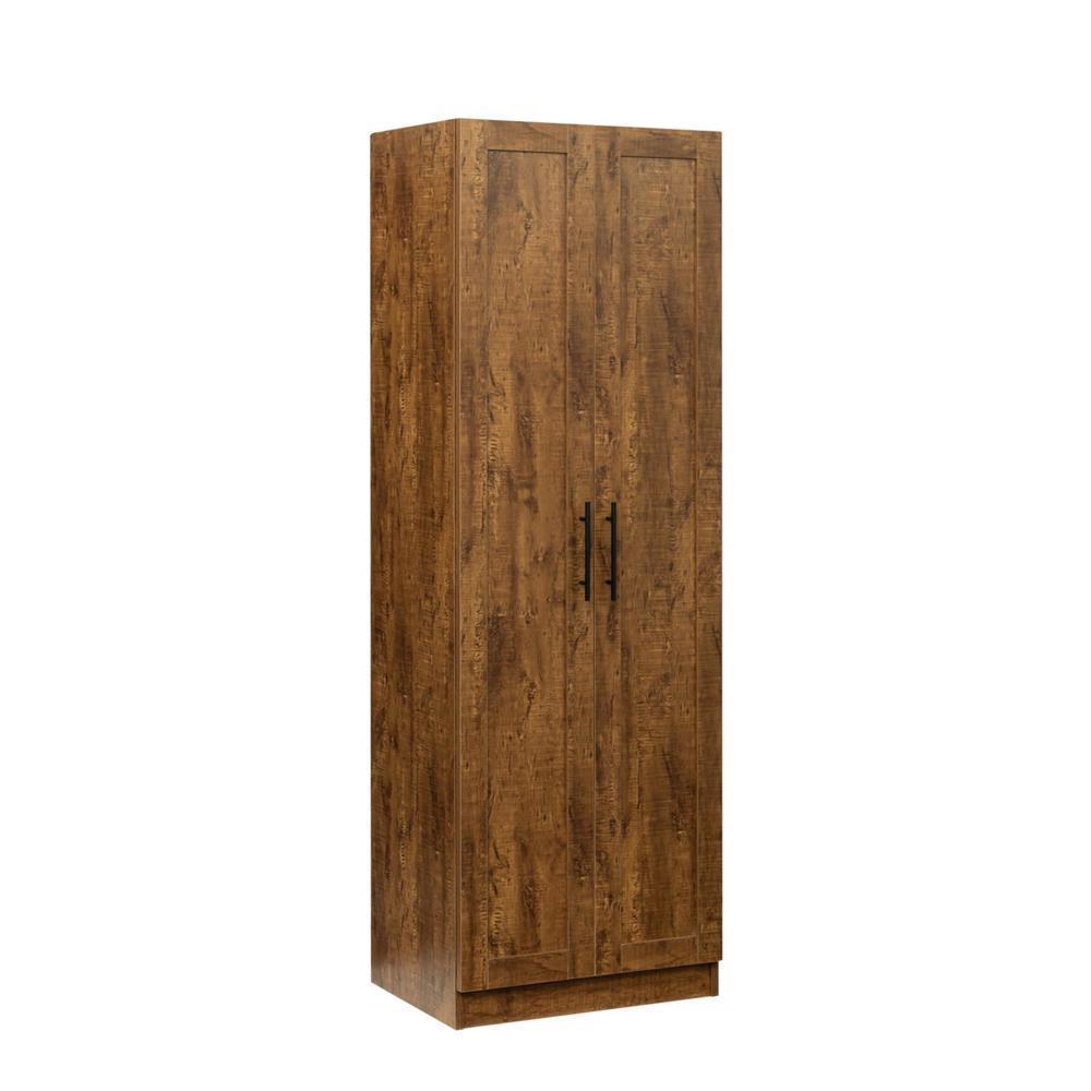 Tall Storage Cabinet Kitchen Pantry Cupboard Organizer Furniture 2 Doors Shelves - Picture 14 of 20