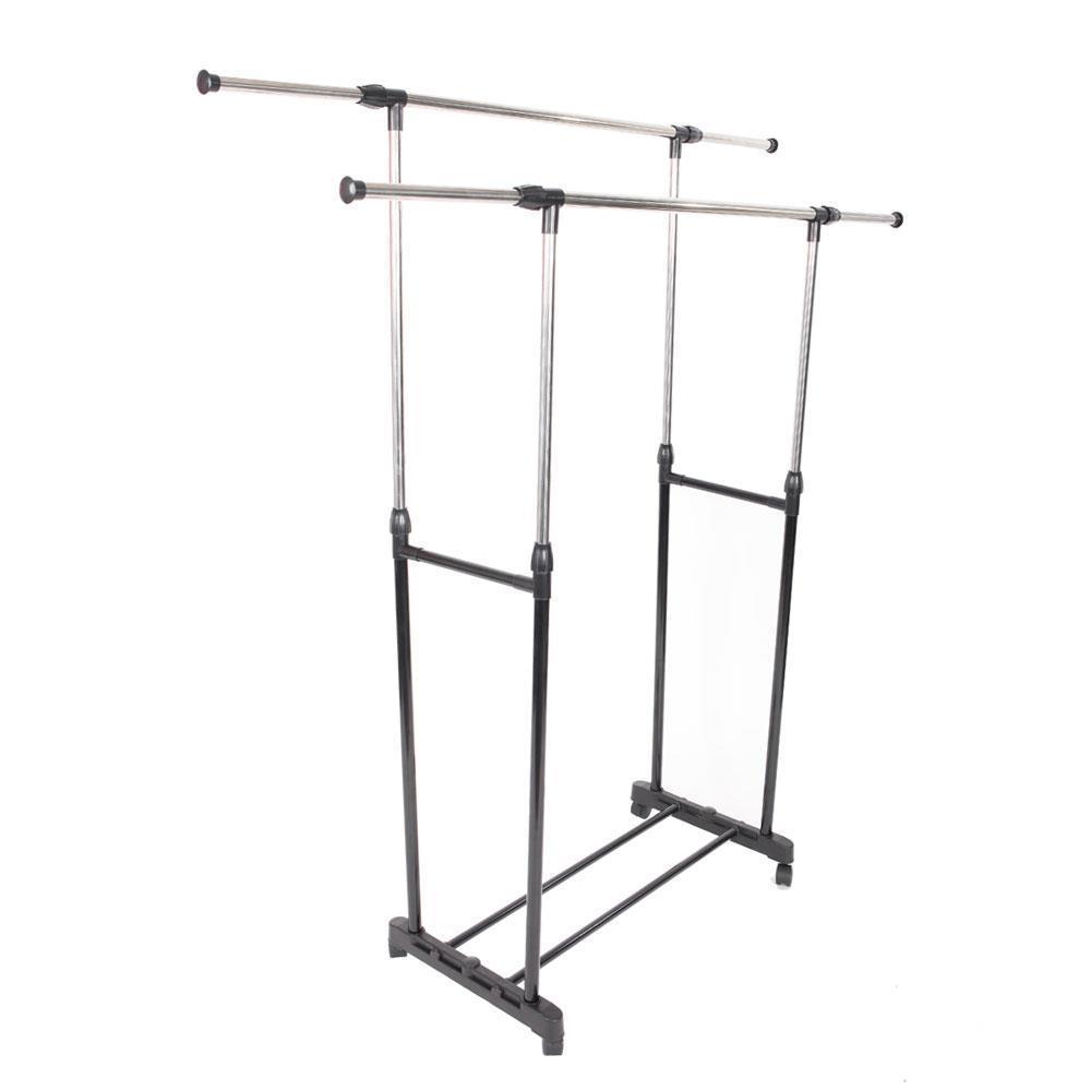 Adjustable Rolling Garment Rack Heavy Duty Clothes Hanger Portable Rack 5 Model