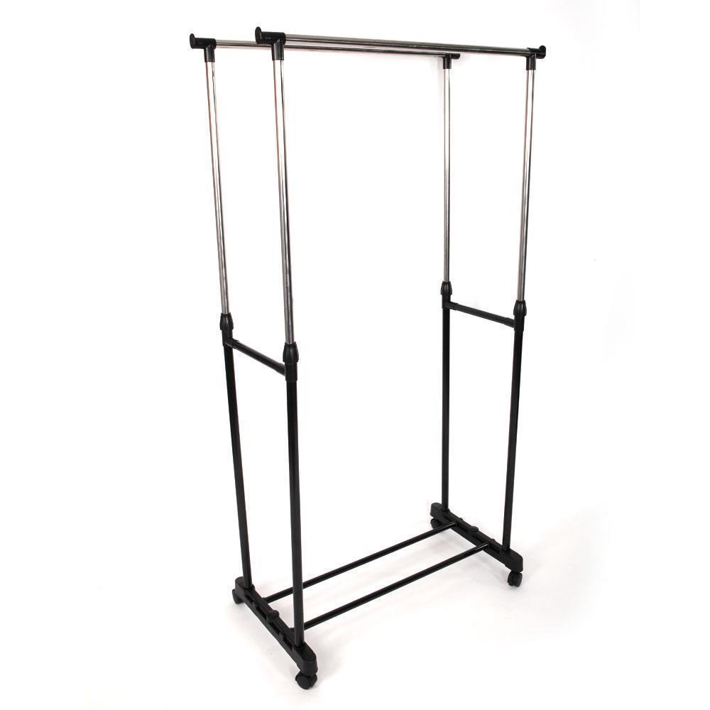 Adjustable Rolling Garment Rack Heavy Duty Clothes Hanger Portable Rack 5 Model