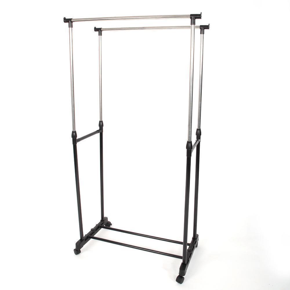 Adjustable Rolling Garment Rack Heavy Duty Clothes Hanger Portable Rack 5 Model