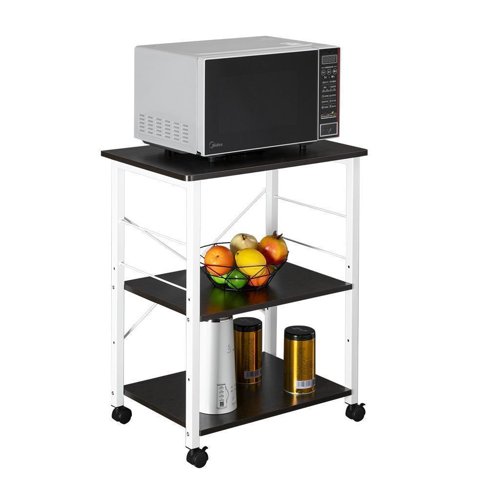 3 Tiers 24"x16" Microwave Stand Storage Home Kitchen Baker's Rack Utility Shelf - Picture 12 of 12
