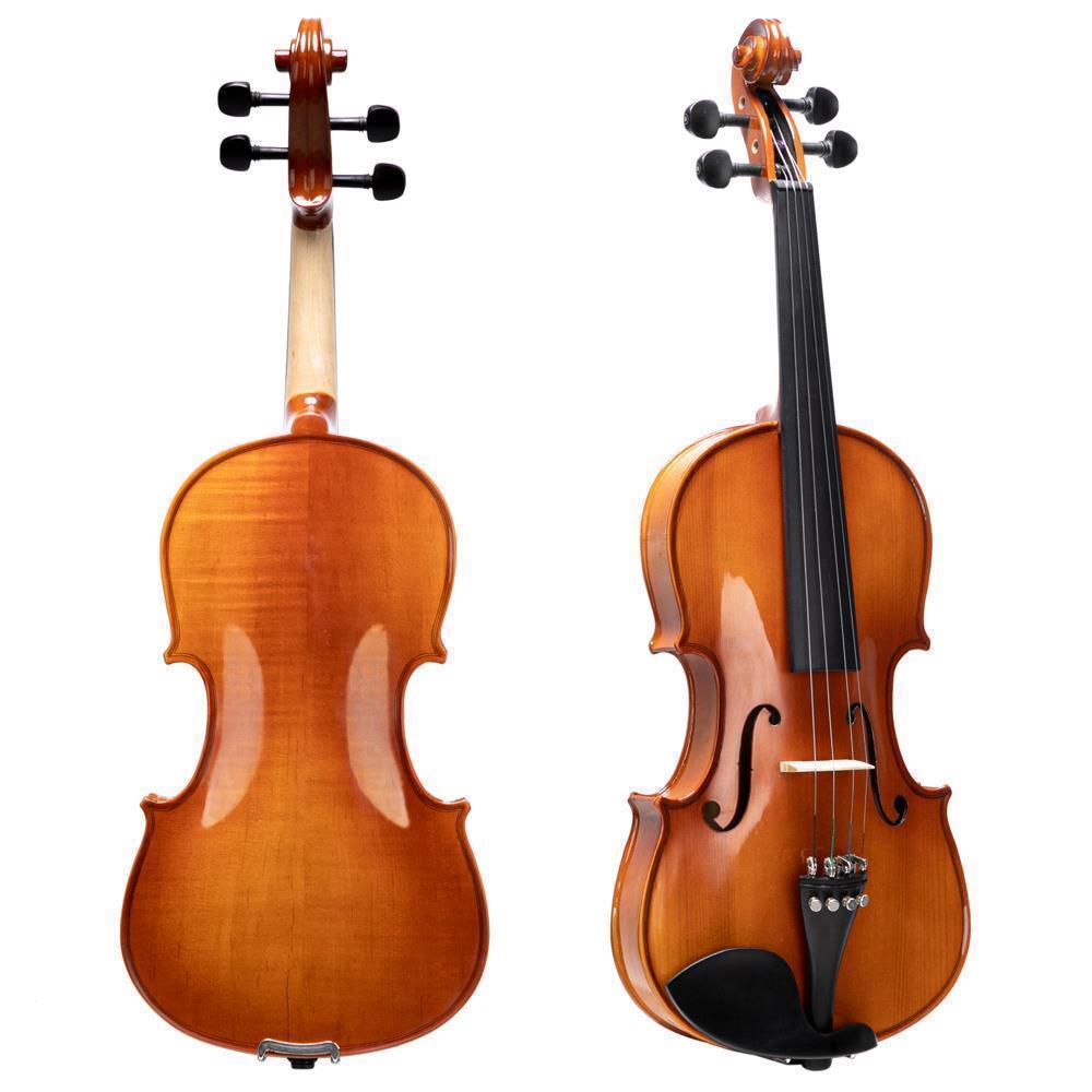 Glarry 4/4 3/4 1/2 1/4 1/8 Size Acoustic Violin Fiddle with Case