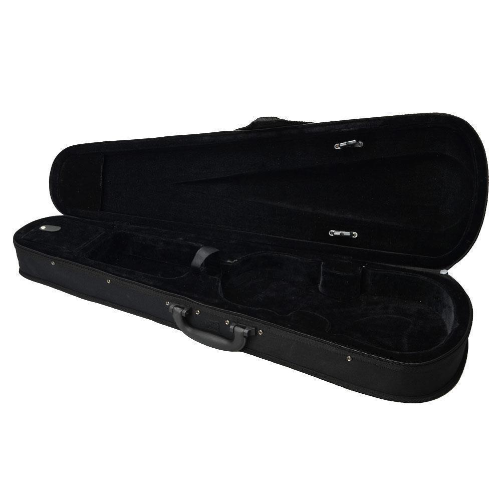 color:Black（violin case）:Glarry 4/4 3/4 1/2 1/4 1/8 Size Acoustic Violin Fiddle with Case Bow Rosin