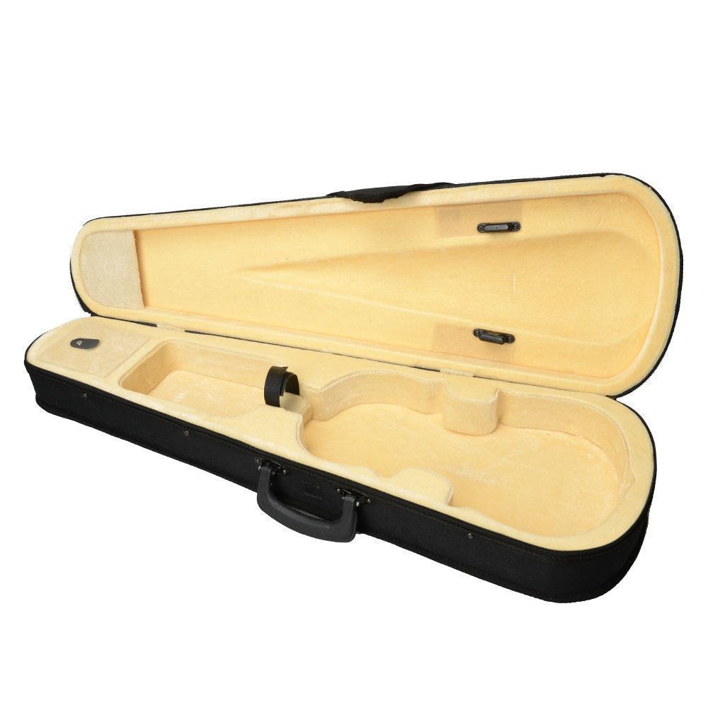 color:Yellow beige（violin case）:Glarry 4/4 3/4 1/2 1/4 1/8 Size Acoustic Violin Fiddle with Case Bow Rosin