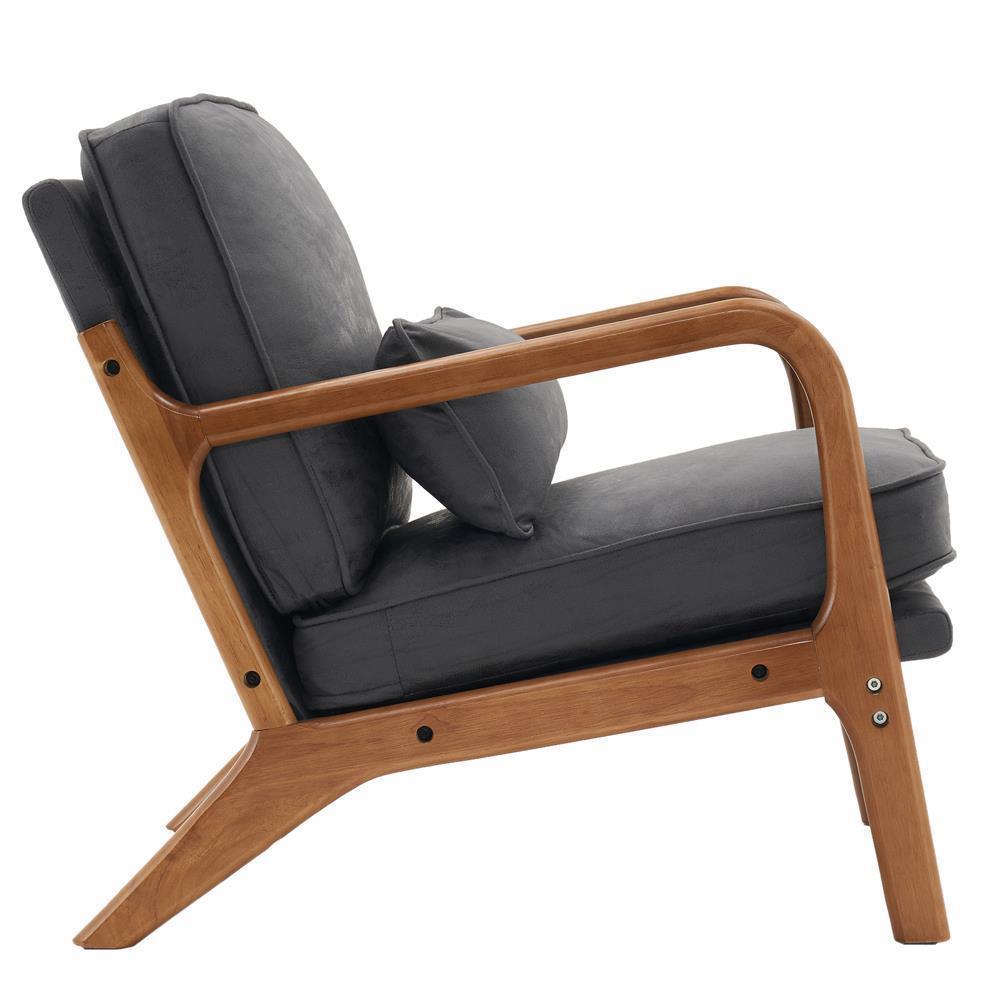 FCH 3 Color Accent Chair Armchair Comfy Soft Upholstered Single Lounge Sofa - Picture 16 of 19