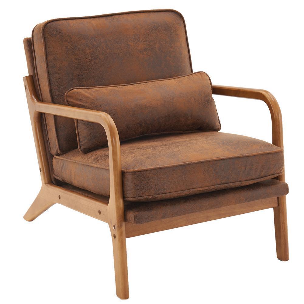 FCH 3 Color Accent Chair Armchair Comfy Soft Upholstered Single Lounge Sofa - Picture 8 of 19