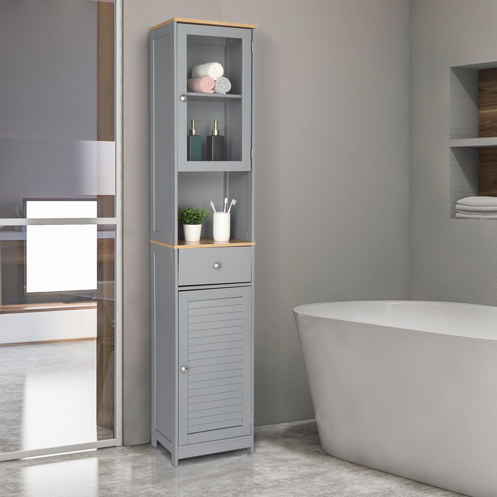 Bathroom Cabinet Basin Unit Storage Cupboard MDF Wooden Modern ...