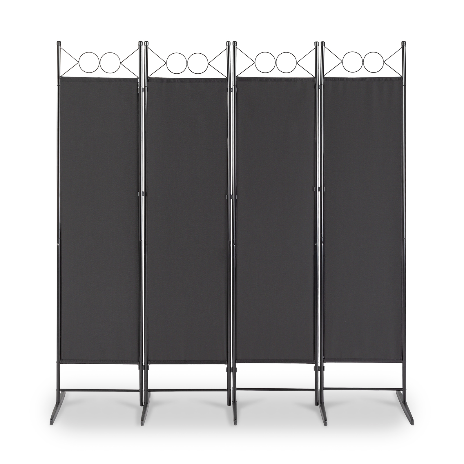6ft Room Dividers Folding Privacy Screens 4 Panel Partition Office Home School