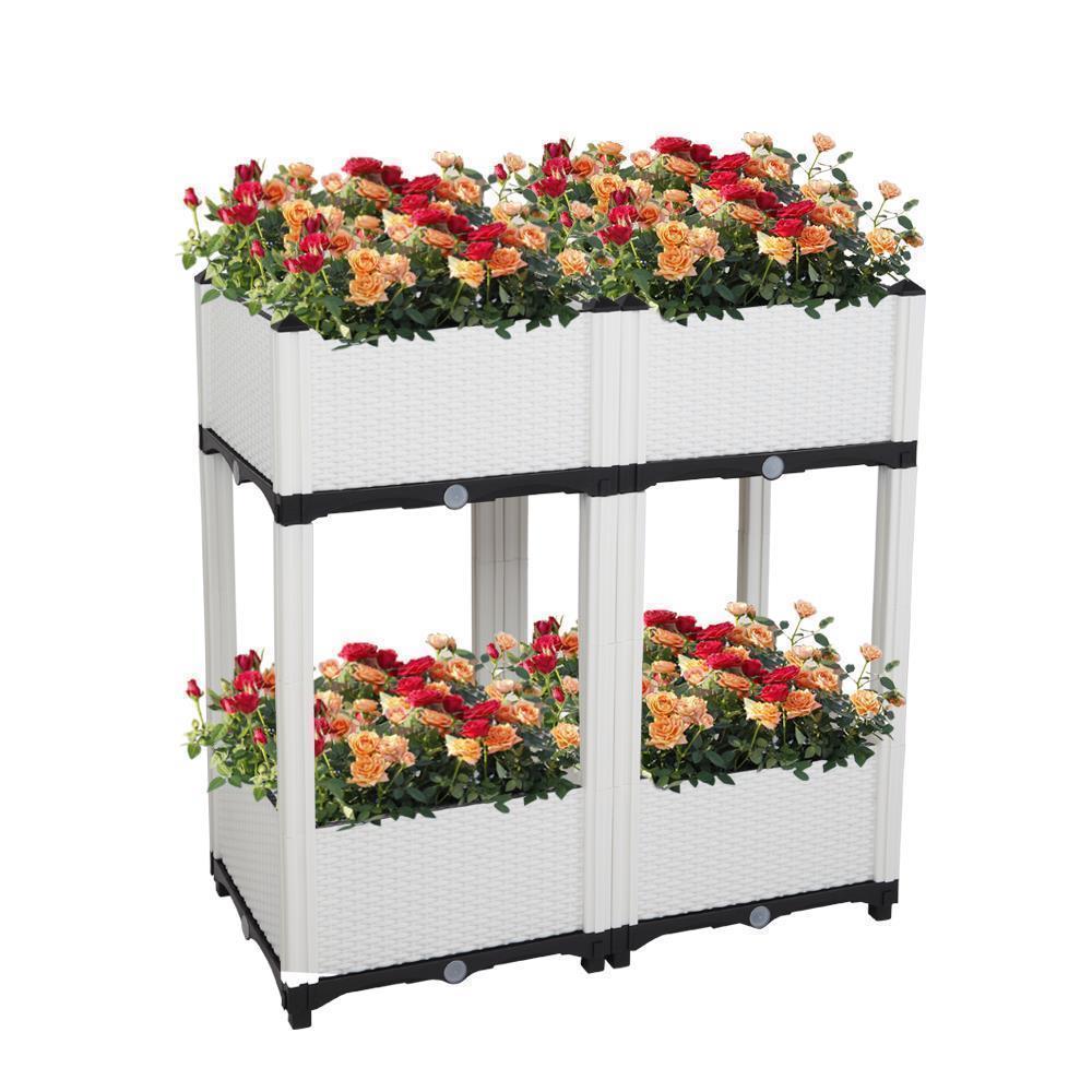 2PCS / 4PCS / 6PCS Planting Vegetable Plant Flower Herb Garden Bed Planter Box - Picture 16 of 18